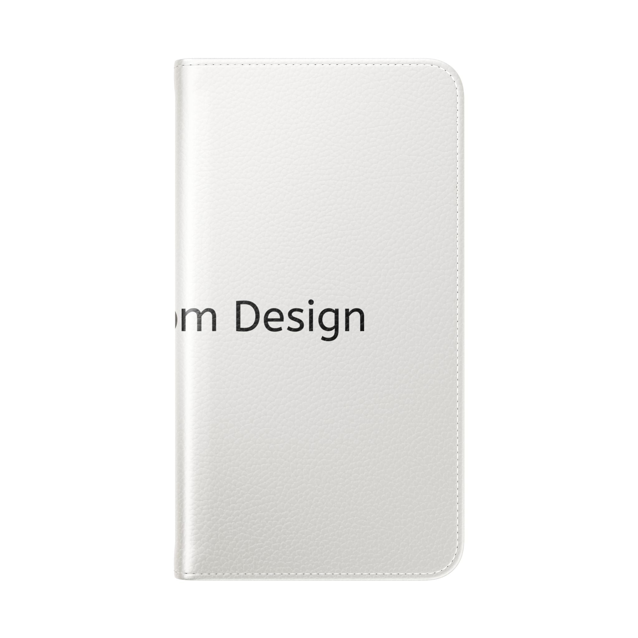 Custom Flip Phone Case — Personalized Wallet Folio with Card Slots