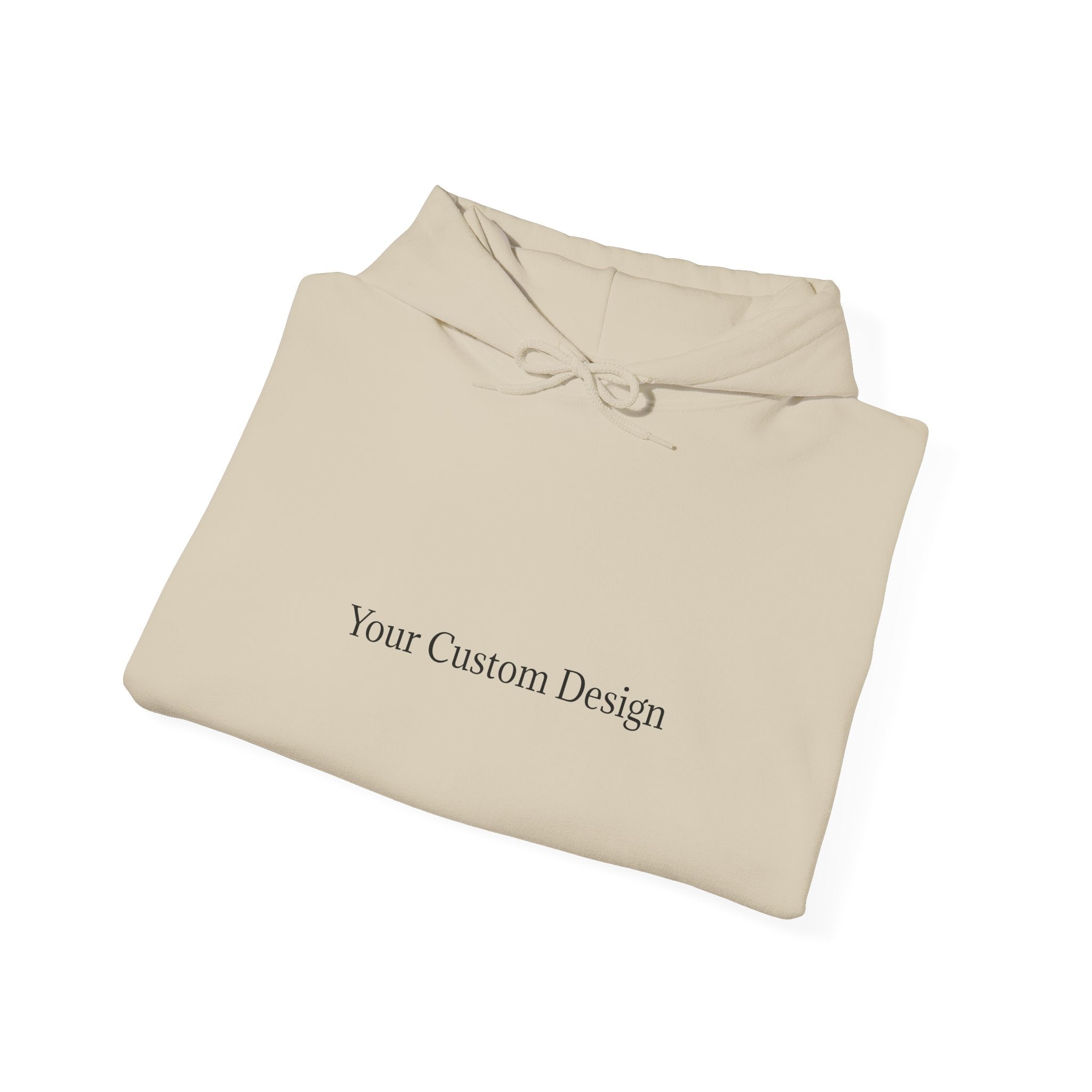 Minimal Custom Text Hoodie — Your Custom Design