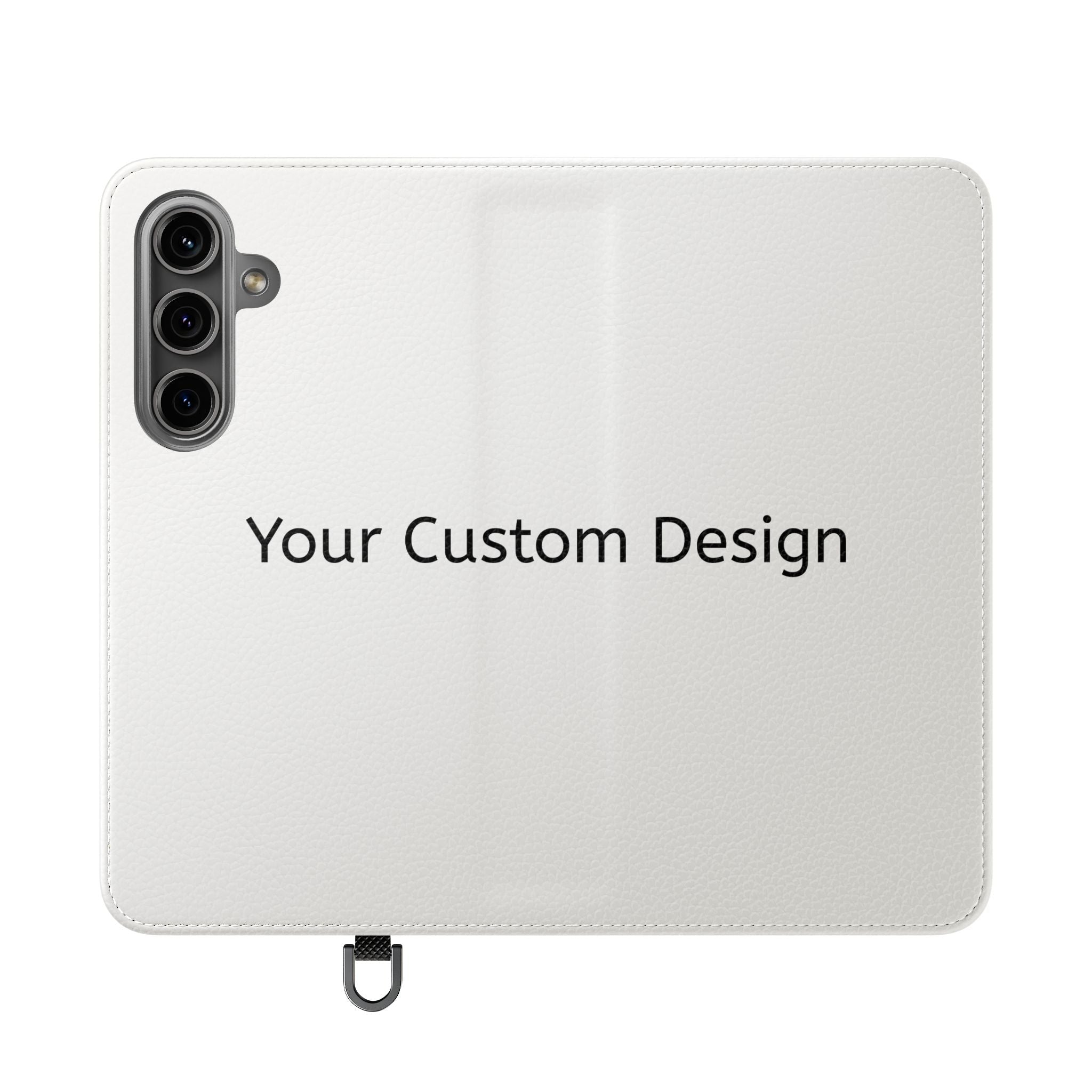 Custom Flip Phone Case — Personalized Wallet Folio with Card Slots