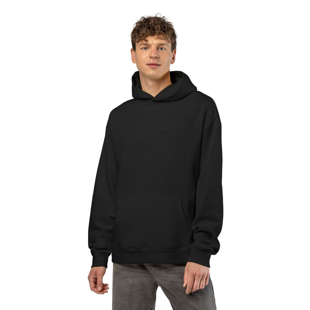 Relaxed Hoodie - Minimal Custom Text Chest Hoodie