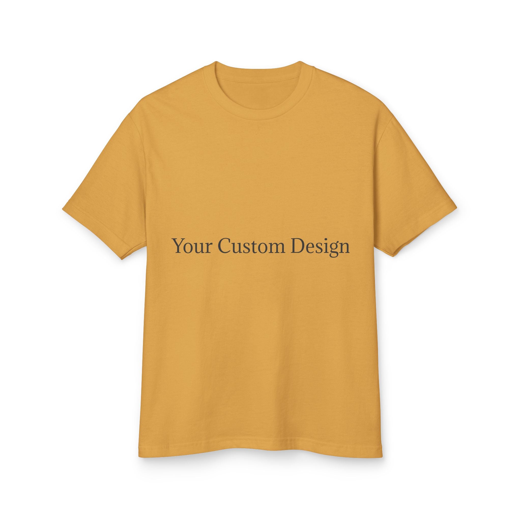 Heavyweight Garment-Dyed Cotton Tee — Custom Design Shirt