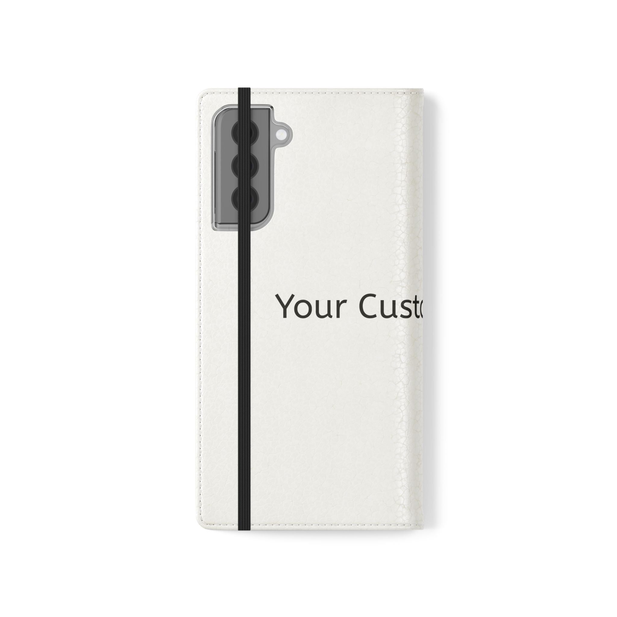 Custom Flip Phone Case — Personalized Wallet Folio with Card Slots