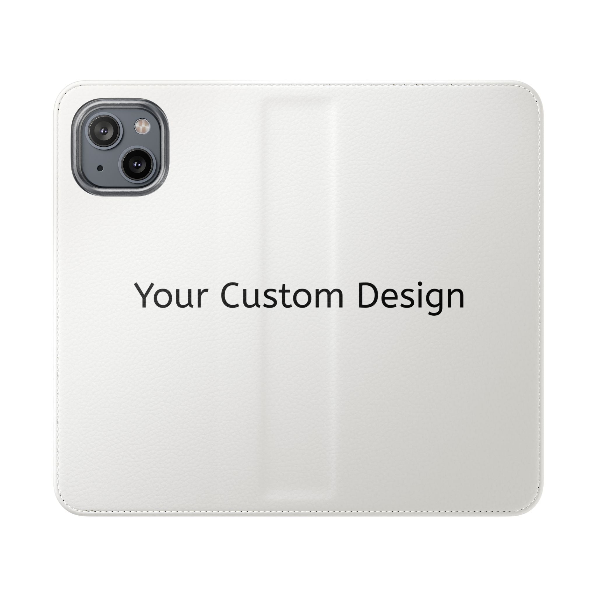 Custom Flip Phone Case — Personalized Wallet Folio with Card Slots