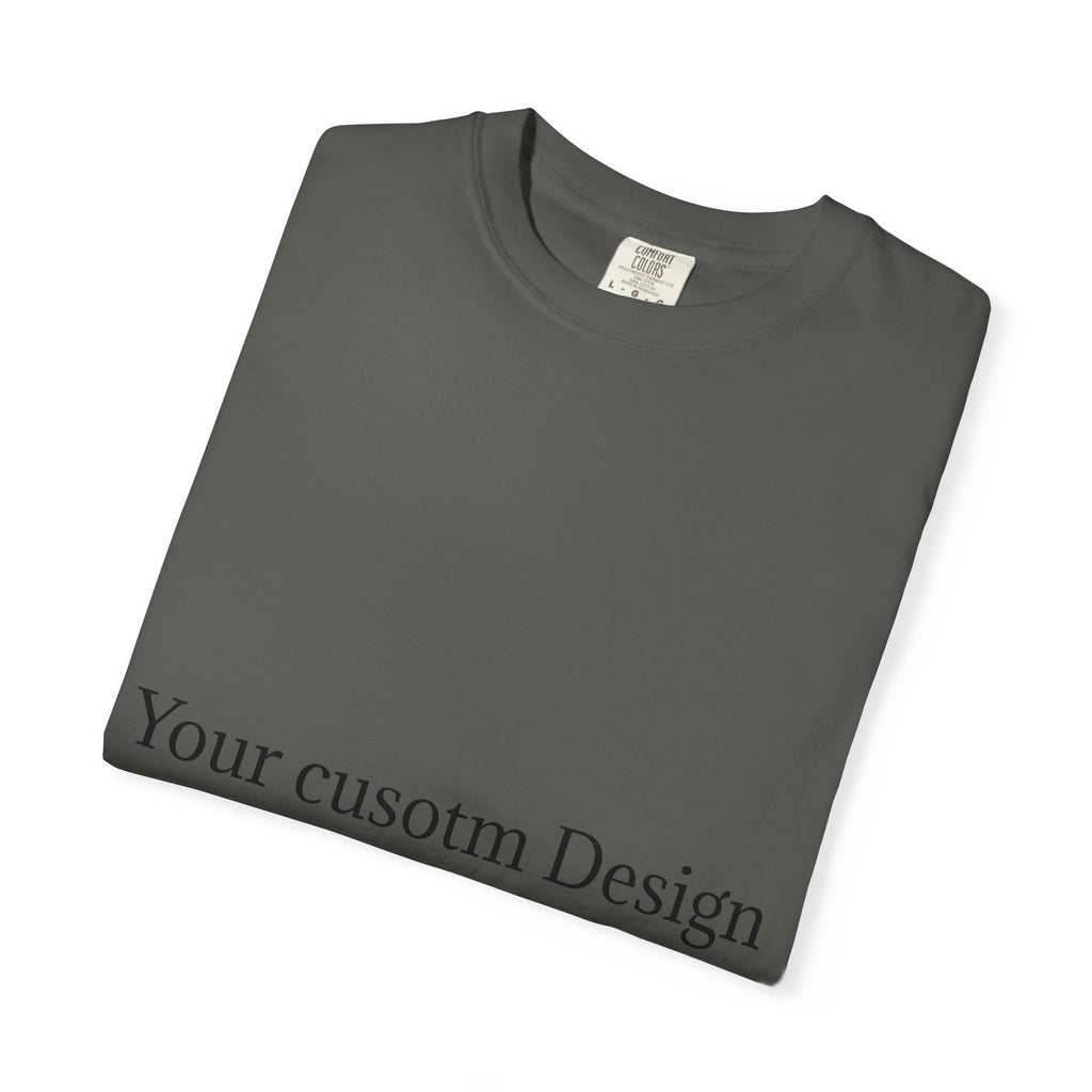 Custom Garment-Dyed T-Shirt — Personalized White Tee for Everyday Wear