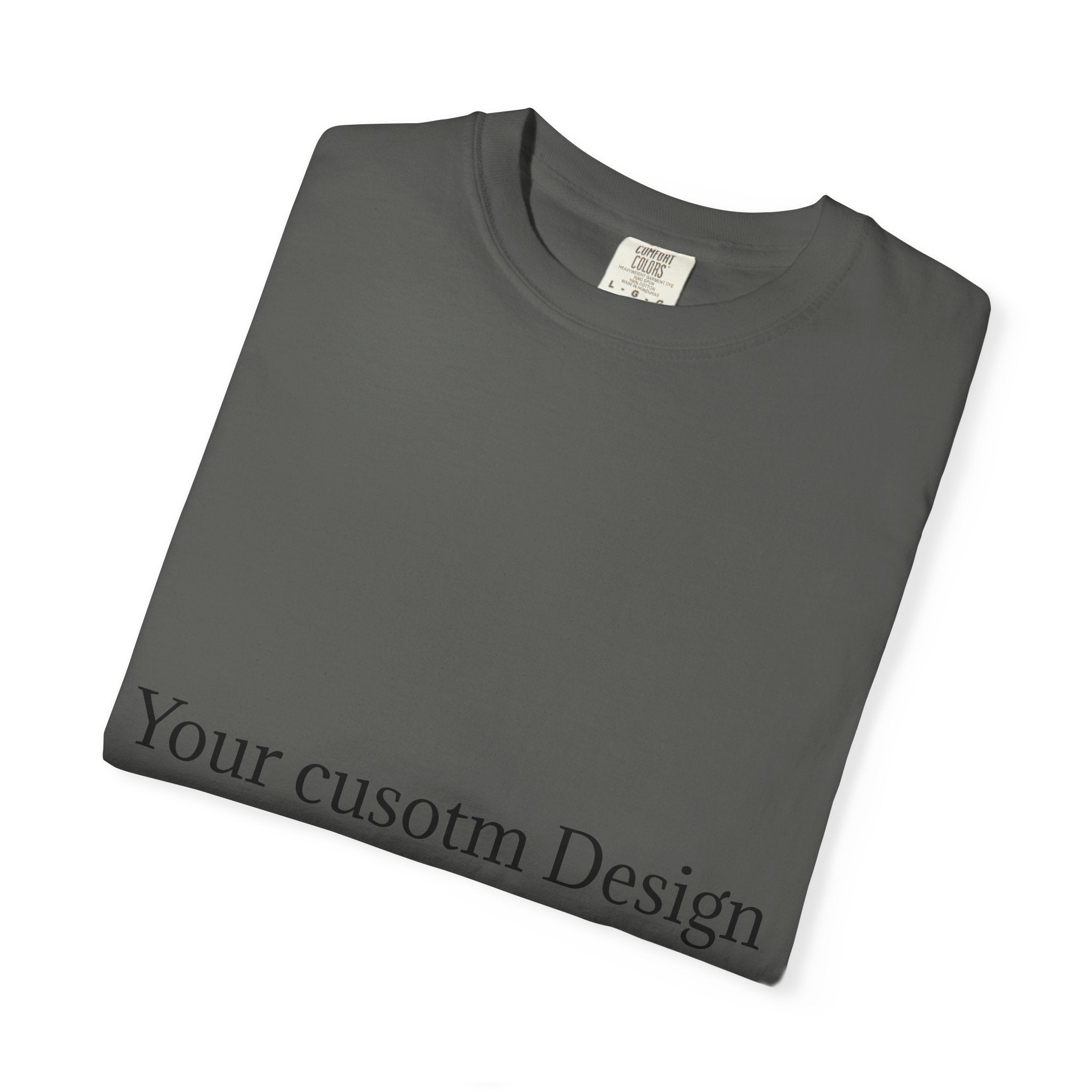 Custom Garment-Dyed T-Shirt — Personalized White Tee for Everyday Wear