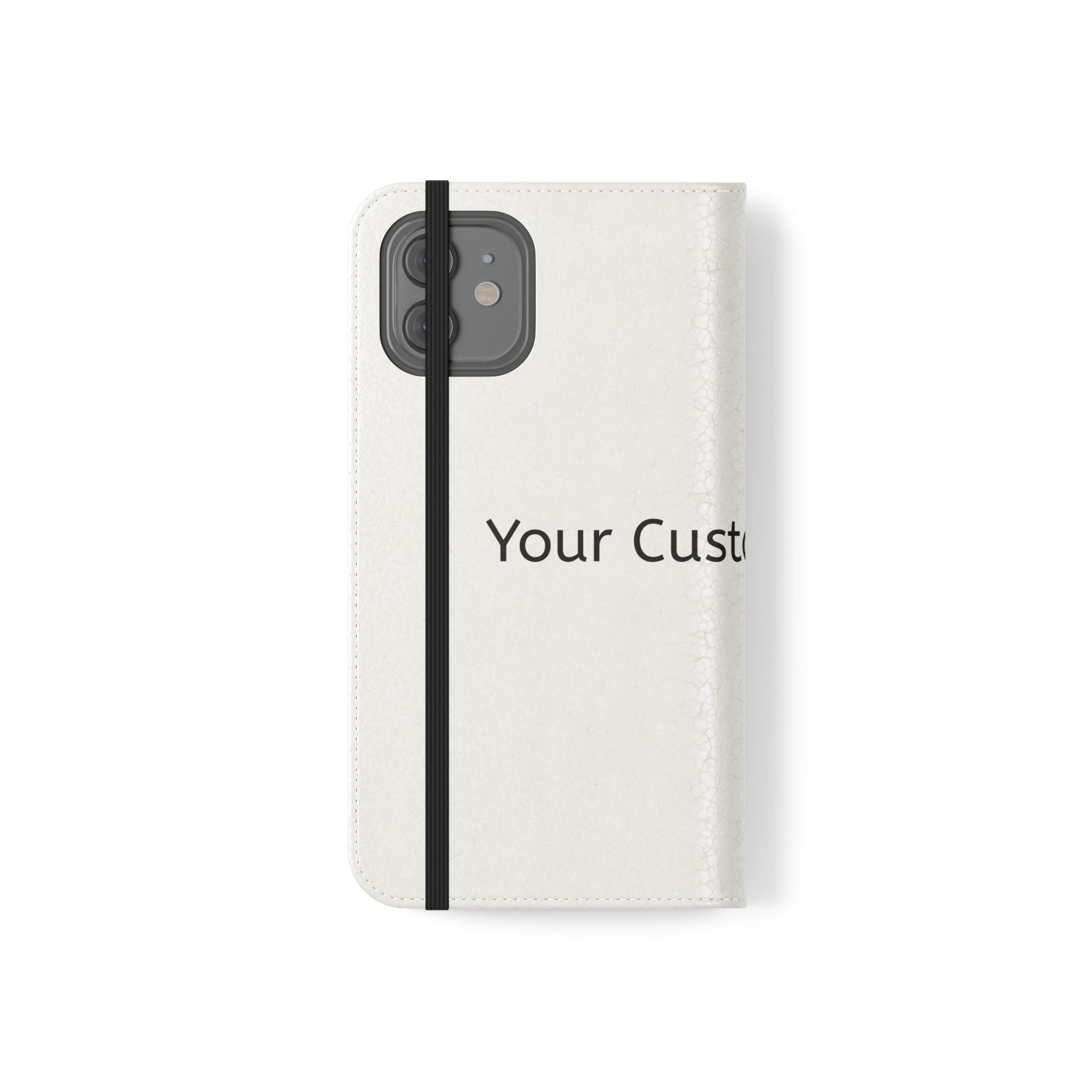 Custom Flip Phone Case — Personalized Wallet Folio with Card Slots