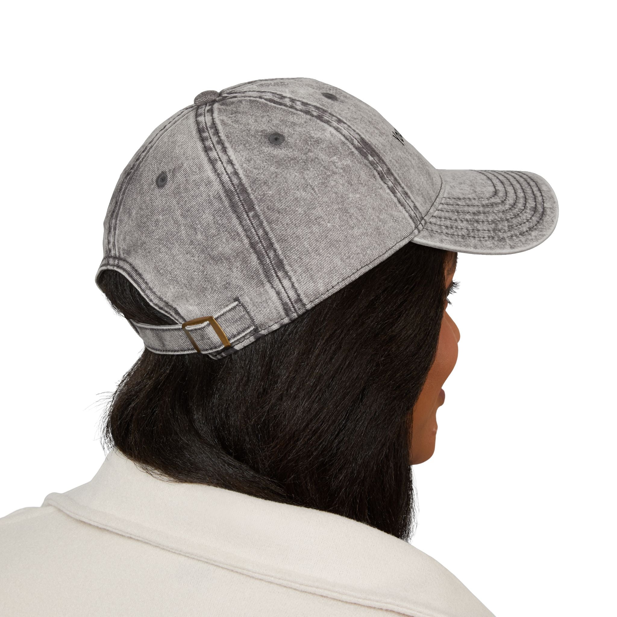 Vintage Embroidered Cap - Custom Text Baseball Hat