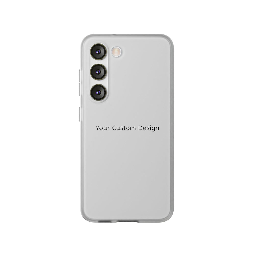 Custom Flexi Phone Case – Slim Clear Protective Phone Cover (Your Custom Design)