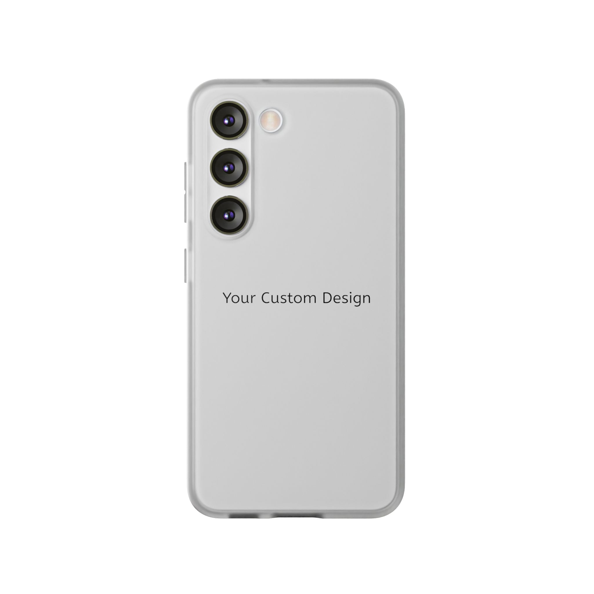 Custom Flexi Phone Case – Slim Clear Protective Phone Cover (Your Custom Design)