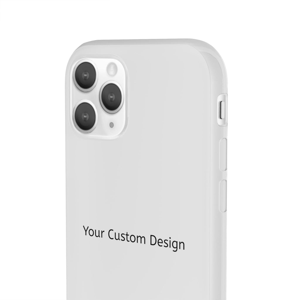 Custom Flexi Phone Case – Slim Clear Protective Phone Cover (Your Custom Design)
