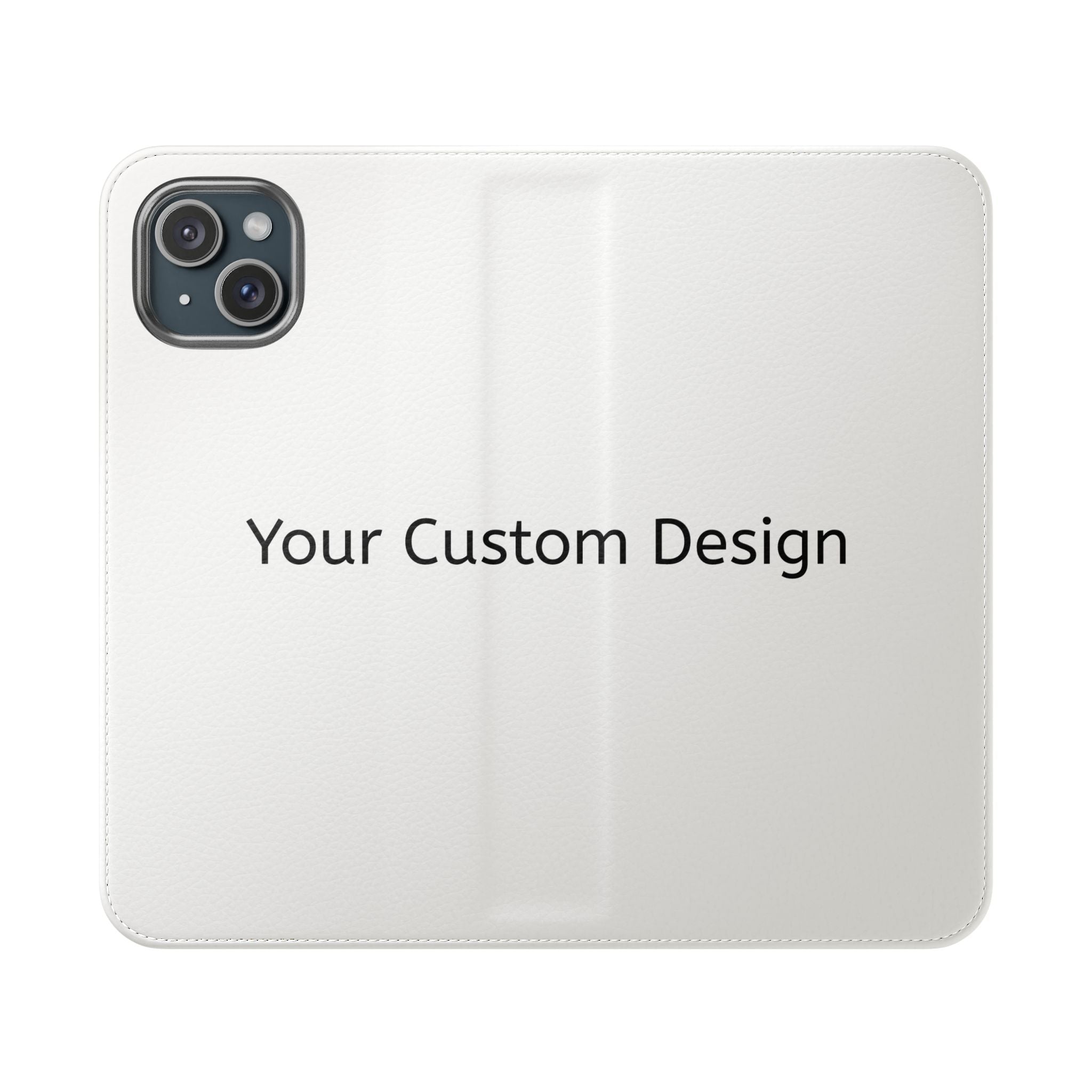 Custom Flip Phone Case — Personalized Wallet Folio with Card Slots