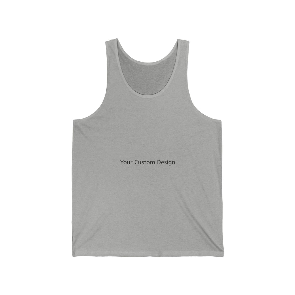 Classic White Jersey Tank Top — Lightweight Custom Design Tank