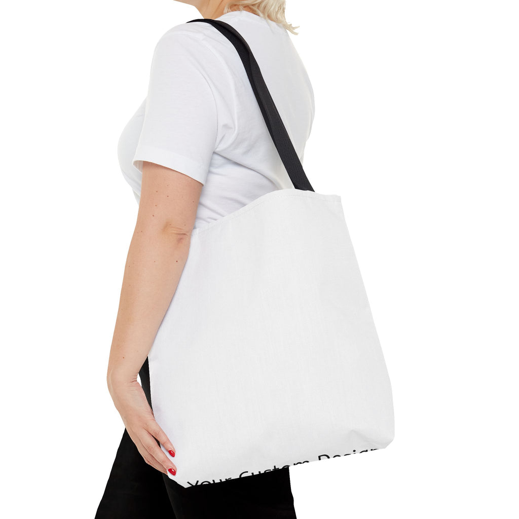 Custom All-Over Print Tote Bag — Blank White Canvas Tote