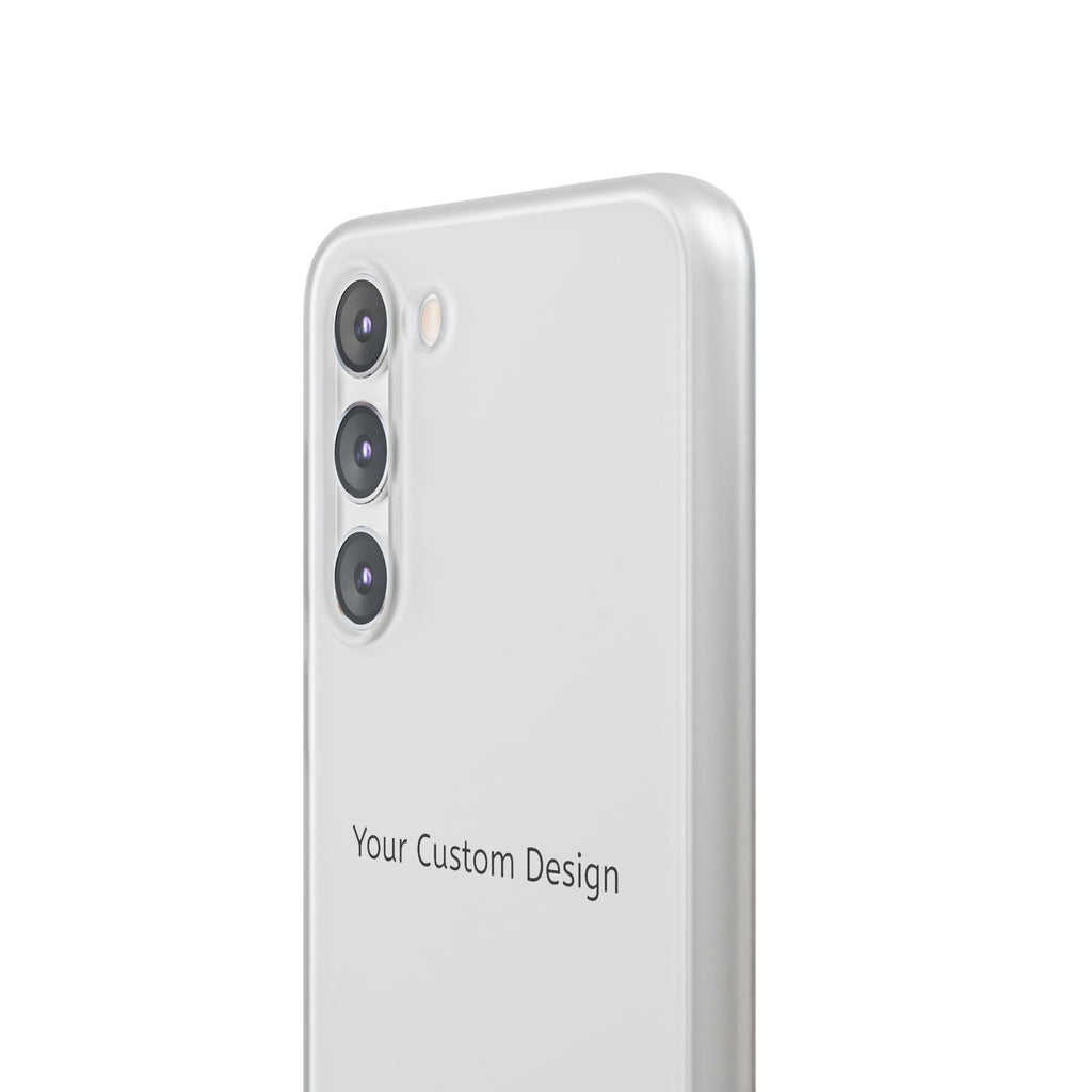 Custom Flexi Phone Case – Slim Clear Protective Phone Cover (Your Custom Design)