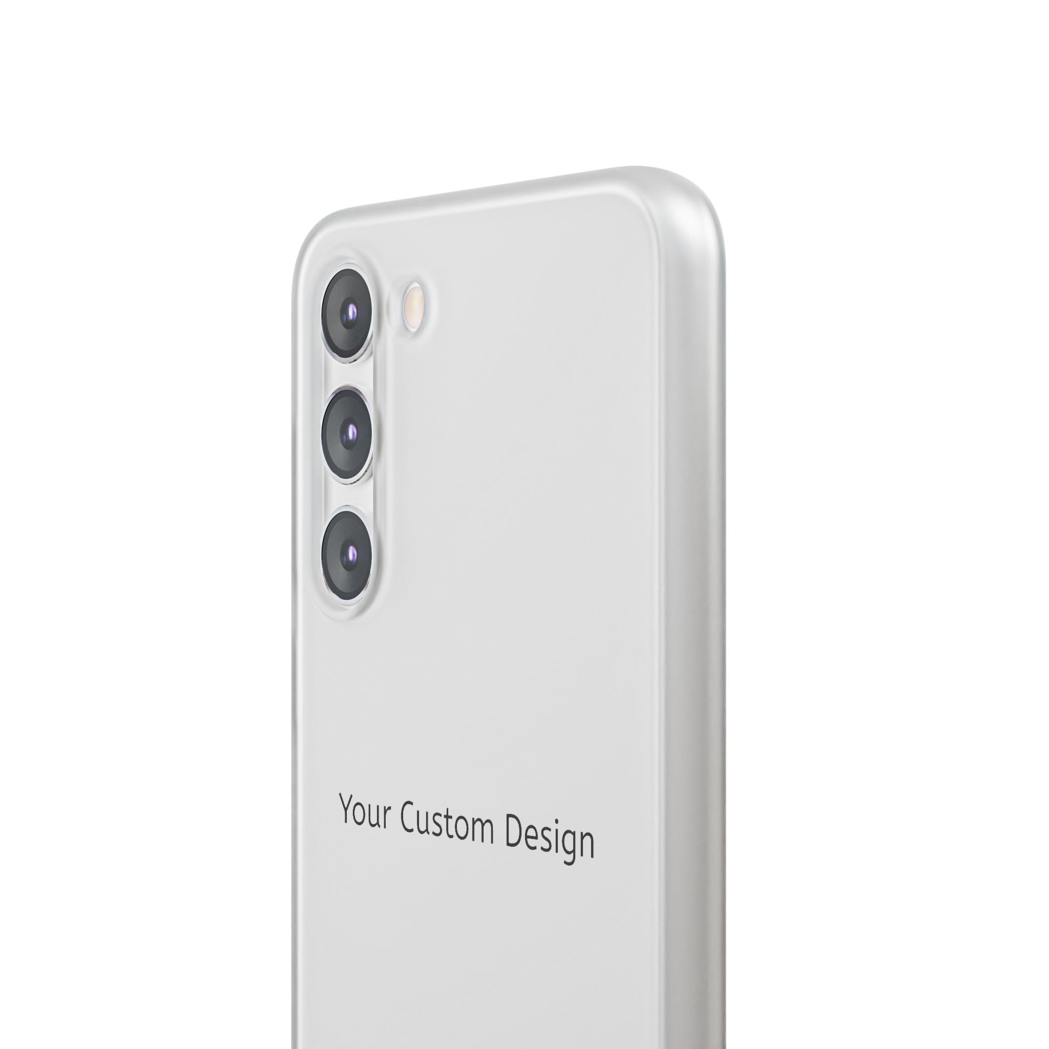 Custom Flexi Phone Case – Slim Clear Protective Phone Cover (Your Custom Design)