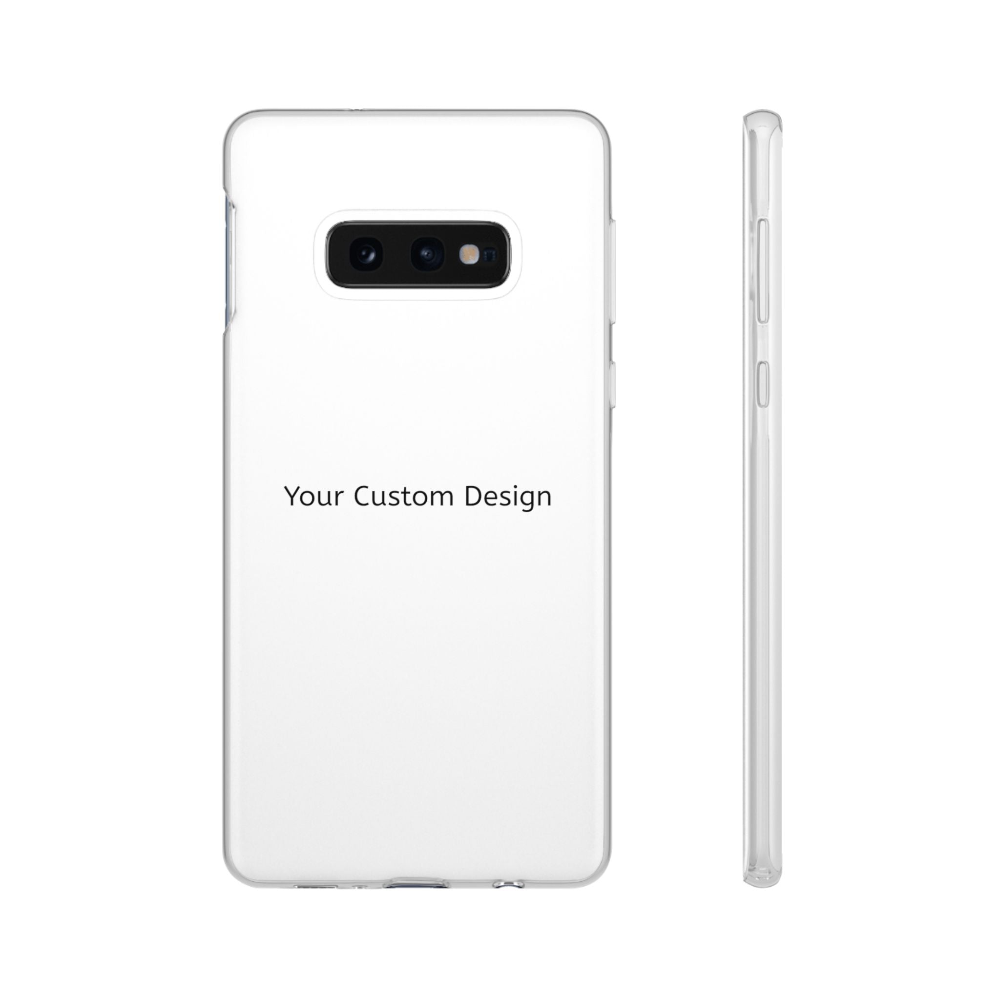 Custom Flexi Phone Case – Slim Clear Protective Phone Cover (Your Custom Design)