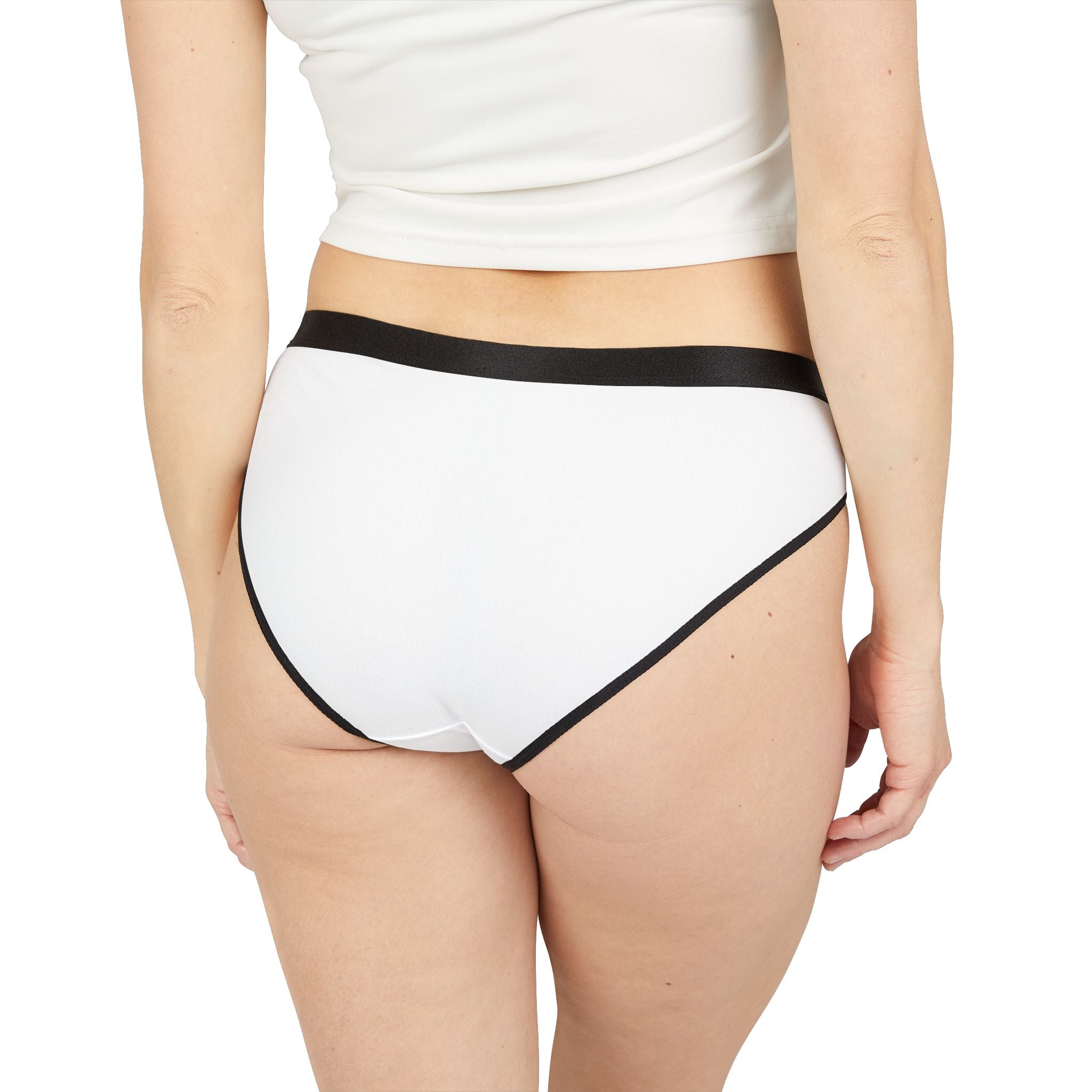 Custom Women's Bikini Briefs — Personalized Text Underwear
