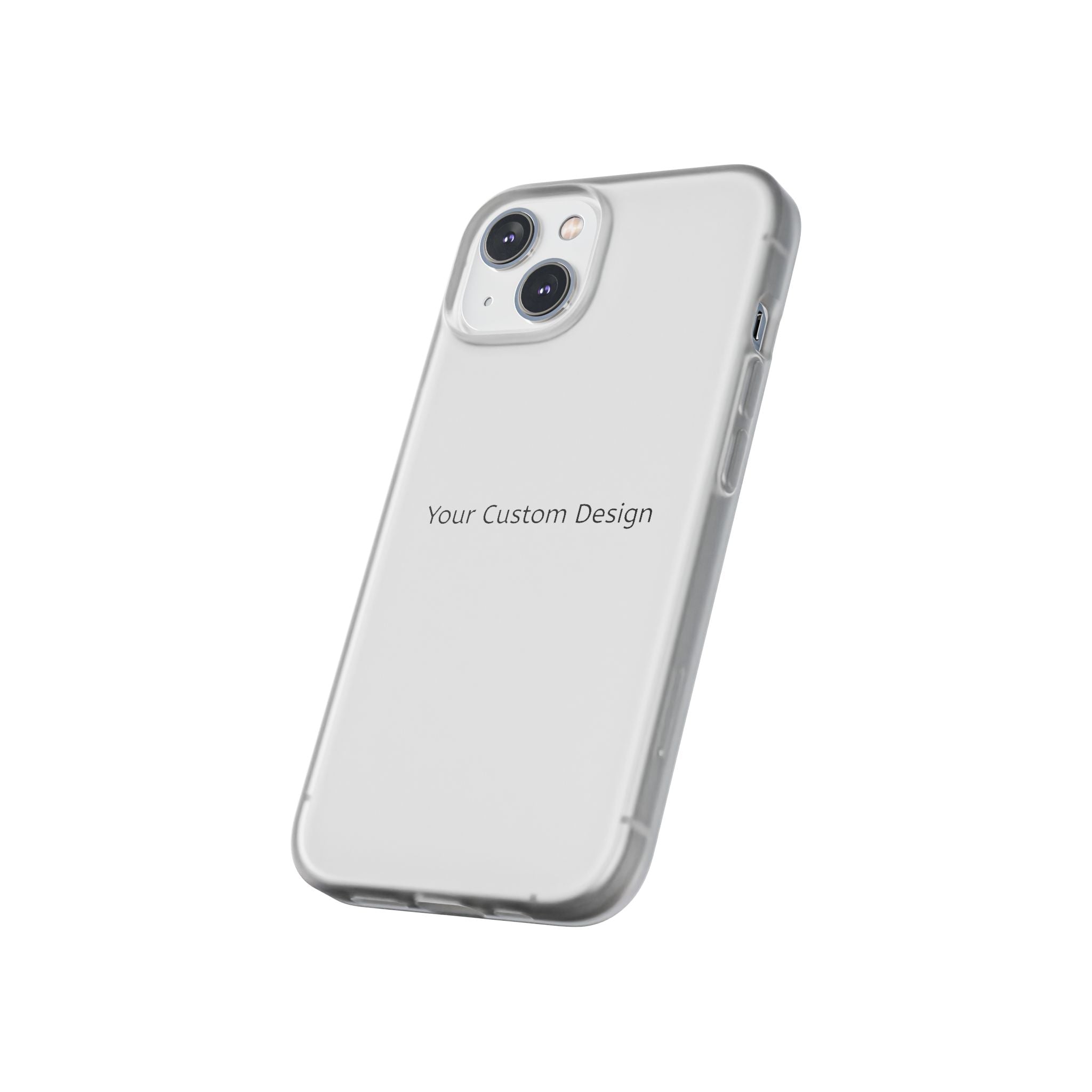 Custom Flexi Phone Case – Slim Clear Protective Phone Cover (Your Custom Design)