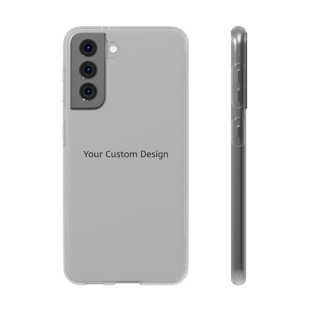 Custom Flexi Phone Case – Slim Clear Protective Phone Cover (Your Custom Design)