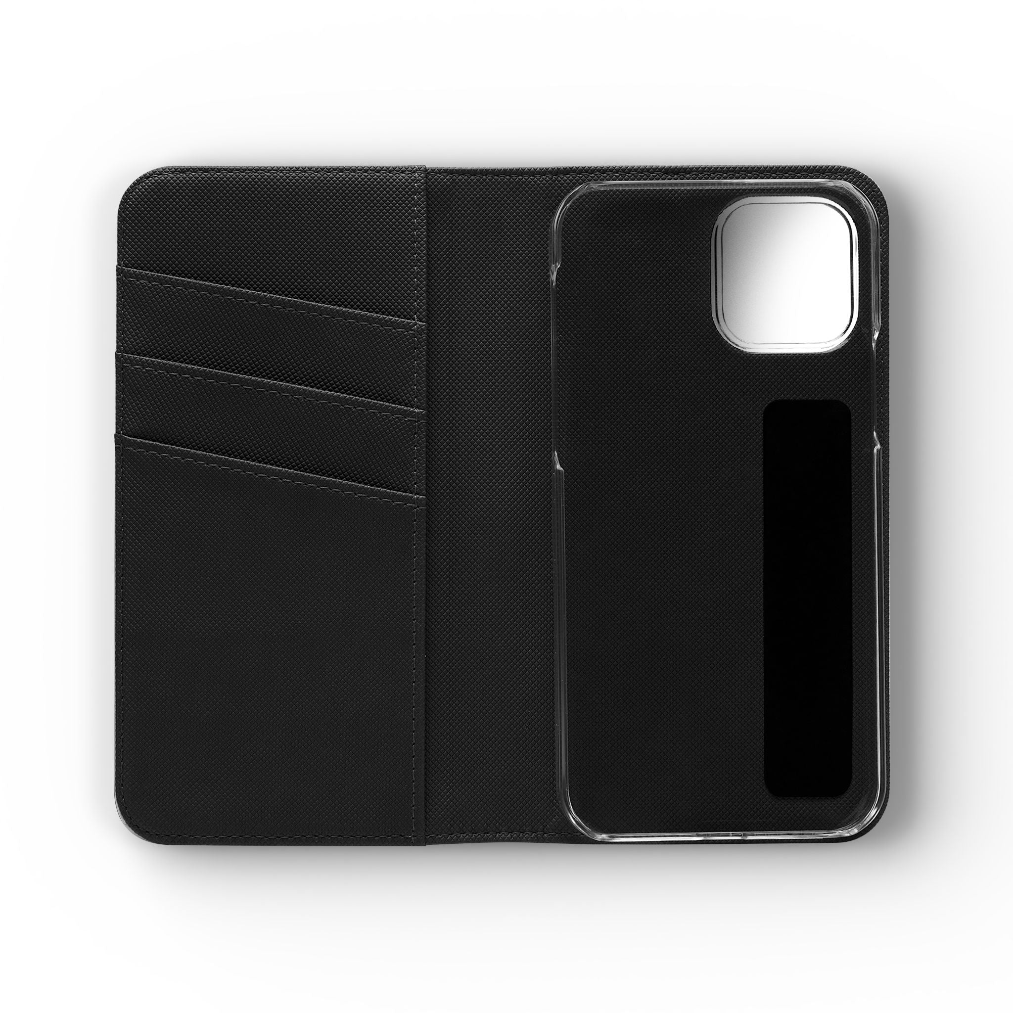 Custom Flip Phone Case — Personalized Wallet Folio with Card Slots