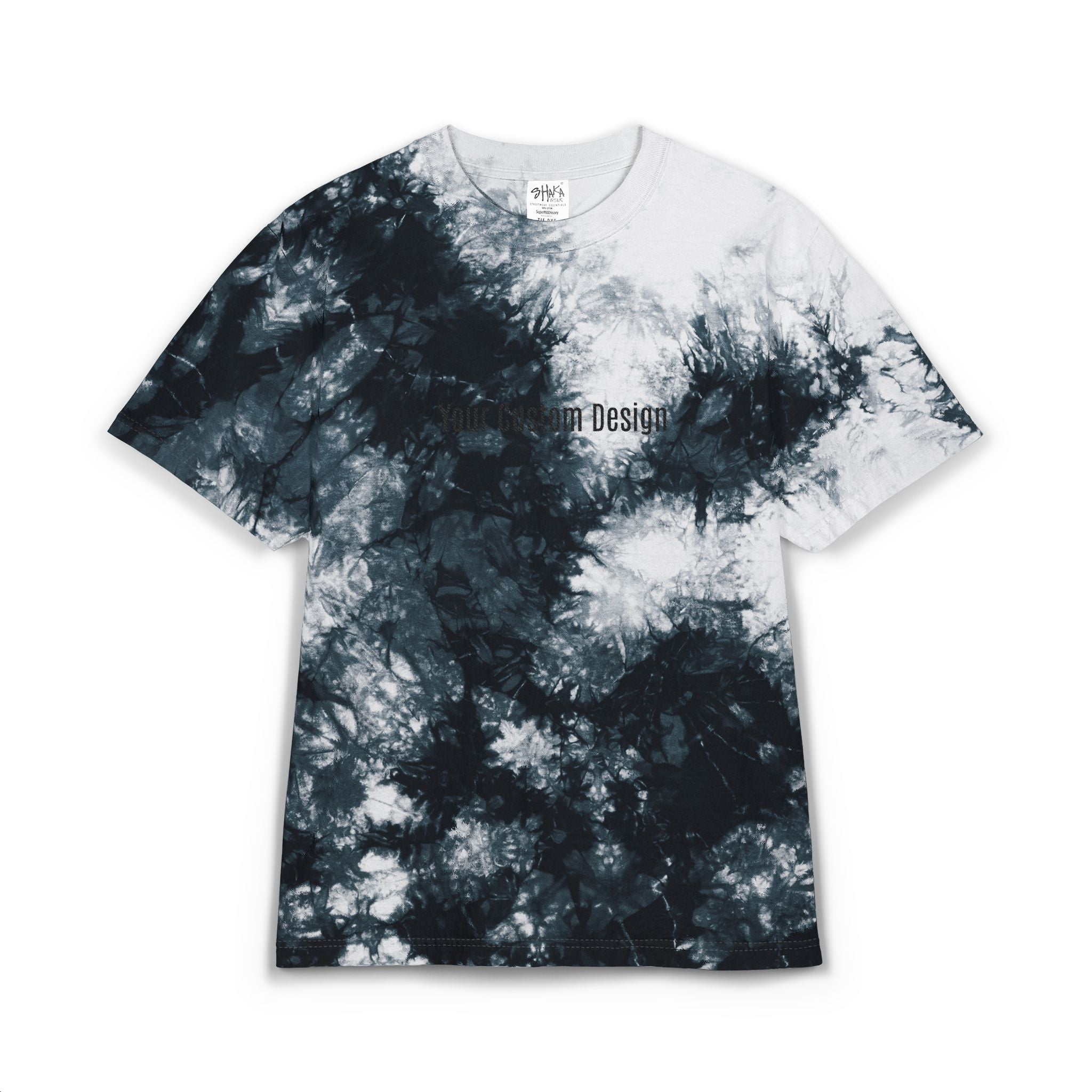 Tie-Dye Spiral Embroidered Oversized T-Shirt – Rainbow Retro Vibe