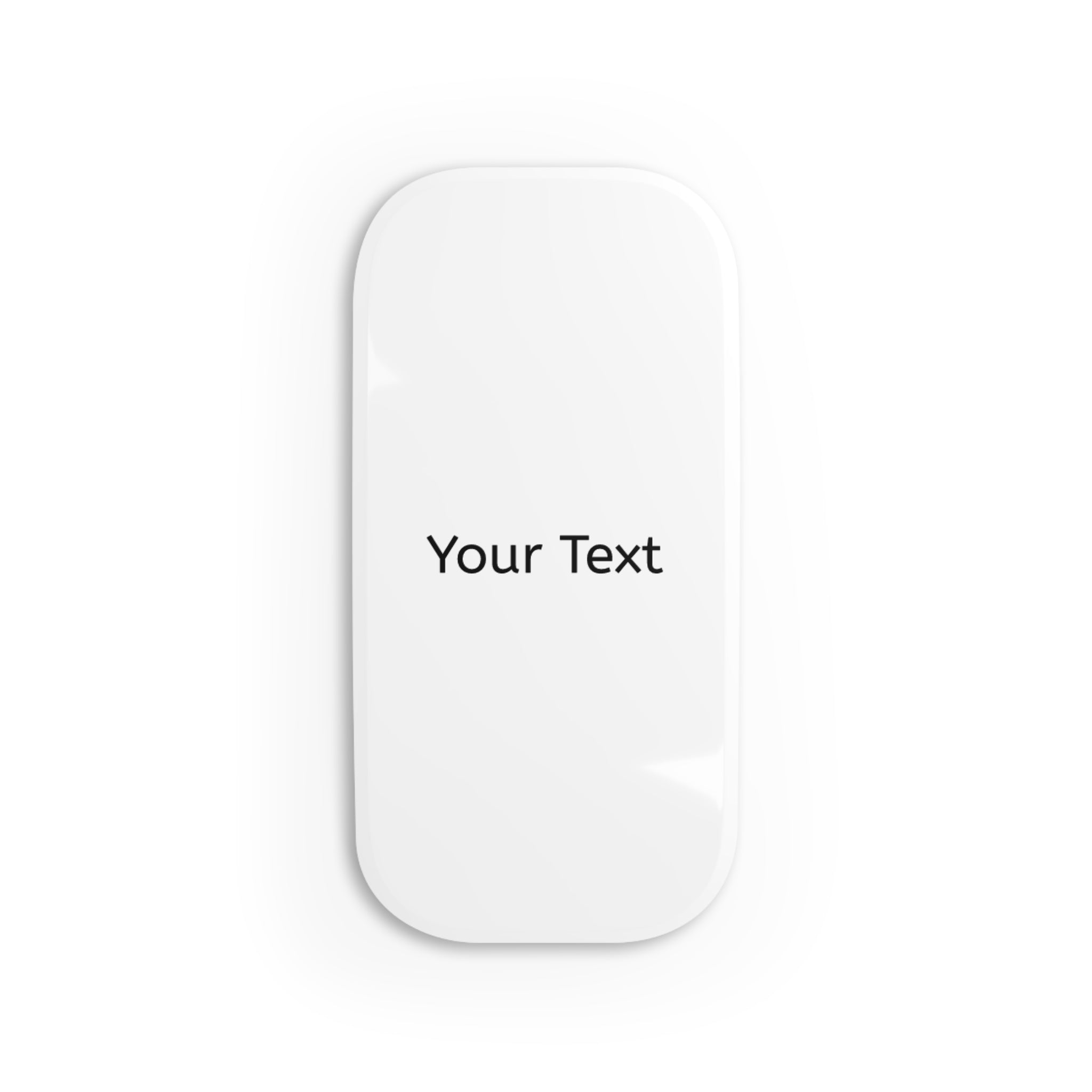 Custom Phone Grip Stand — Personalized Click-On Phone Grip with Text