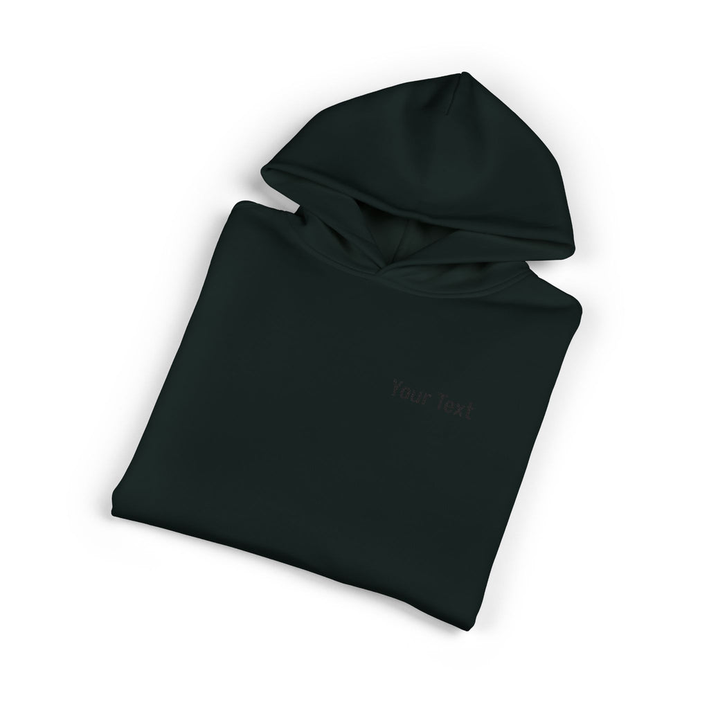 Relaxed Hoodie - Minimal Custom Text Chest Hoodie