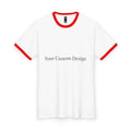 Retro Red-Trim Ringer Tee – Custom Graphic Men’s T-Shirt