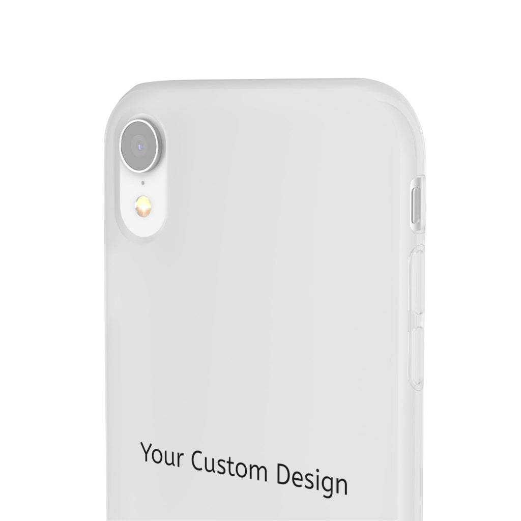Custom Flexi Phone Case – Slim Clear Protective Phone Cover (Your Custom Design)