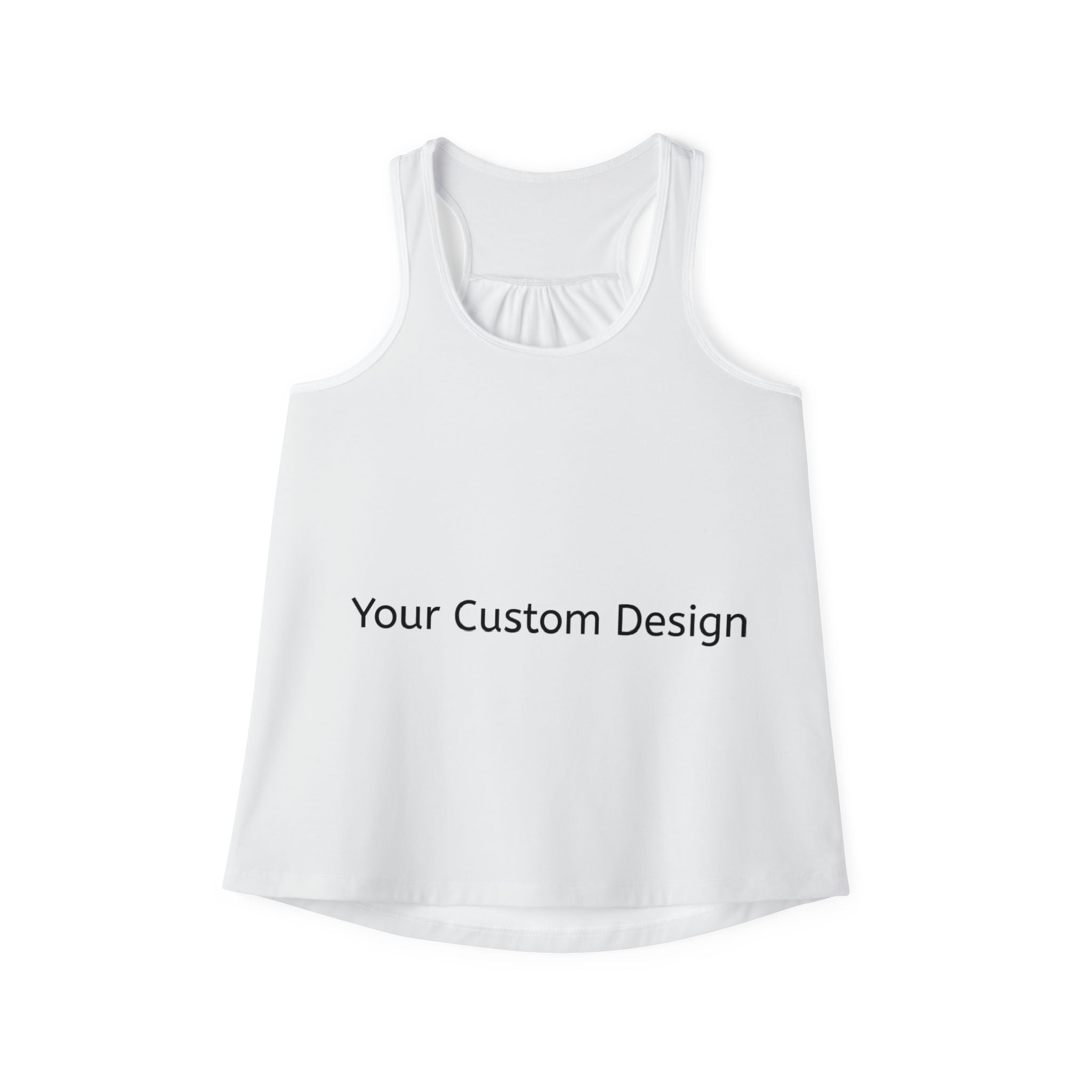 Women's Relaxed Racerback Tank Top — Custom Design Printable