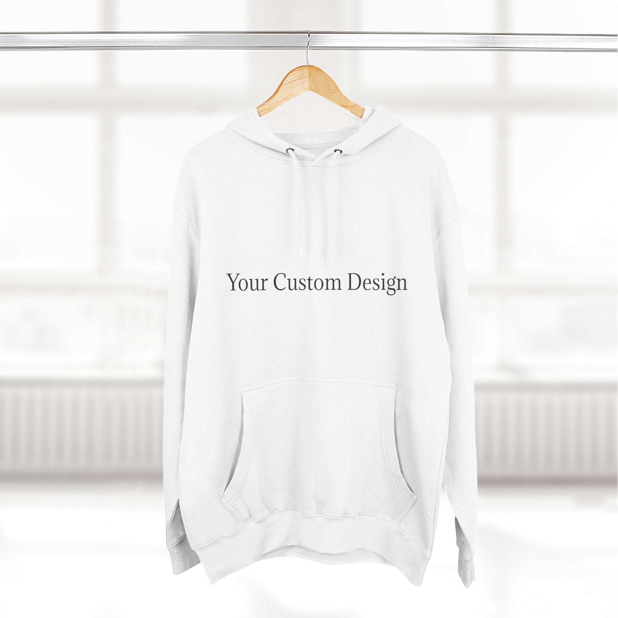 Classic Fleece Hoodie - Custom Design Ready