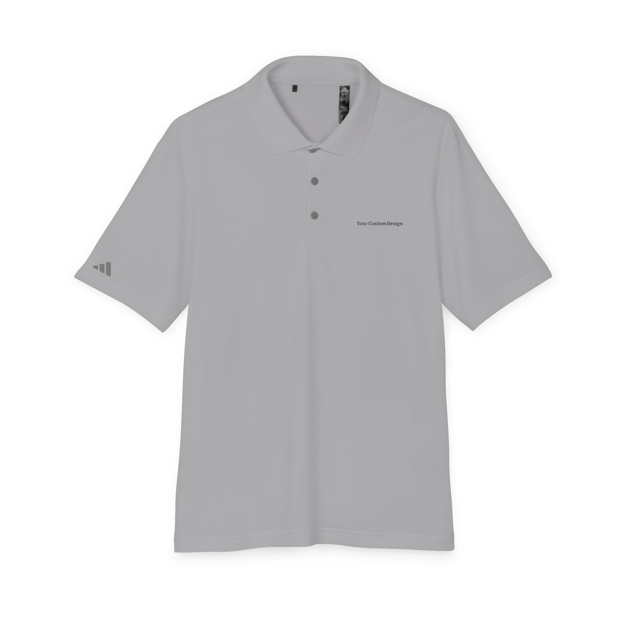 Performance Polo Shirt — Lightweight White Adidas-Inspired Golf & Activewear