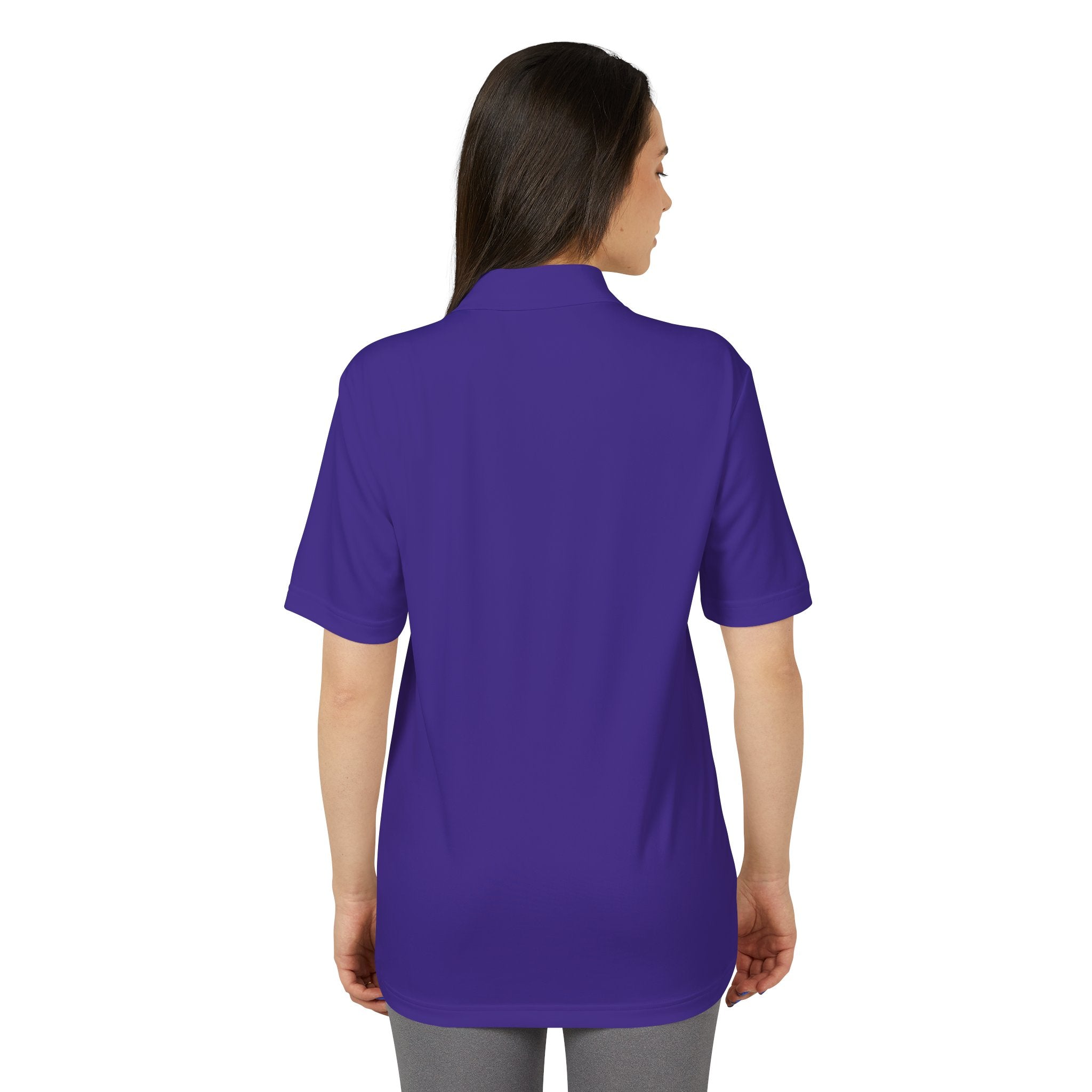 Performance Polo Shirt — Lightweight White Adidas-Inspired Golf & Activewear