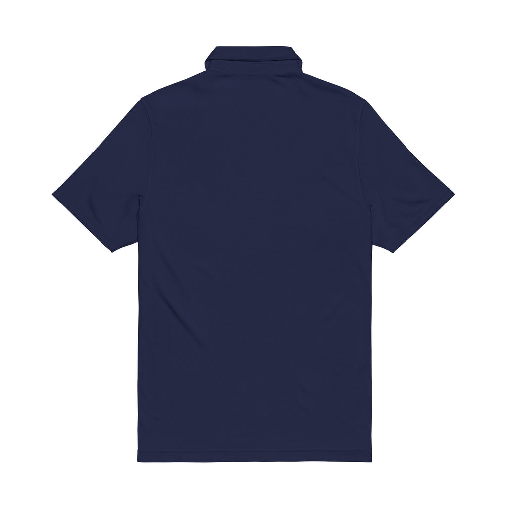 Embroidered White Men's Performance Polo — Under Armour Style