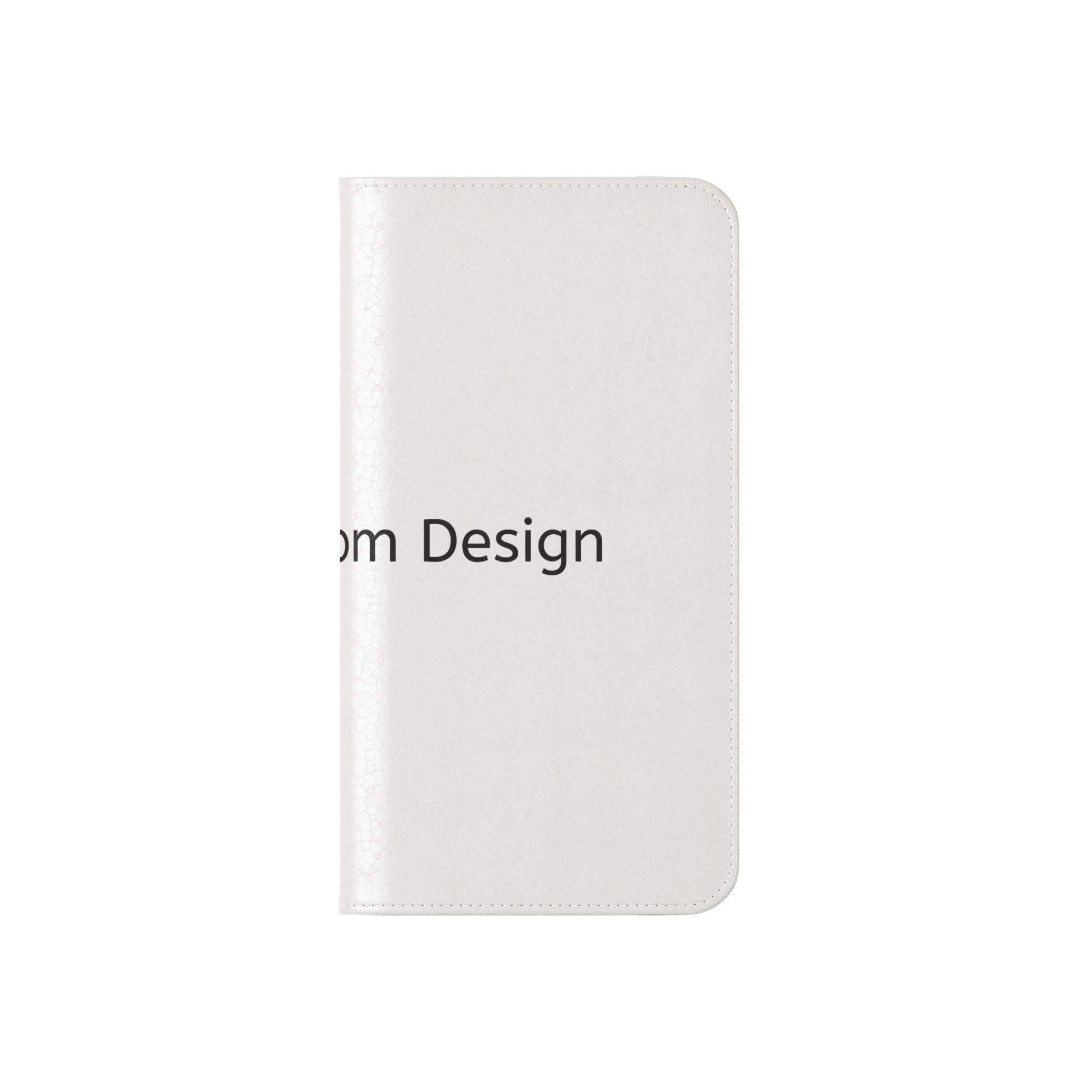 Custom Flip Phone Case — Personalized Wallet Folio with Card Slots