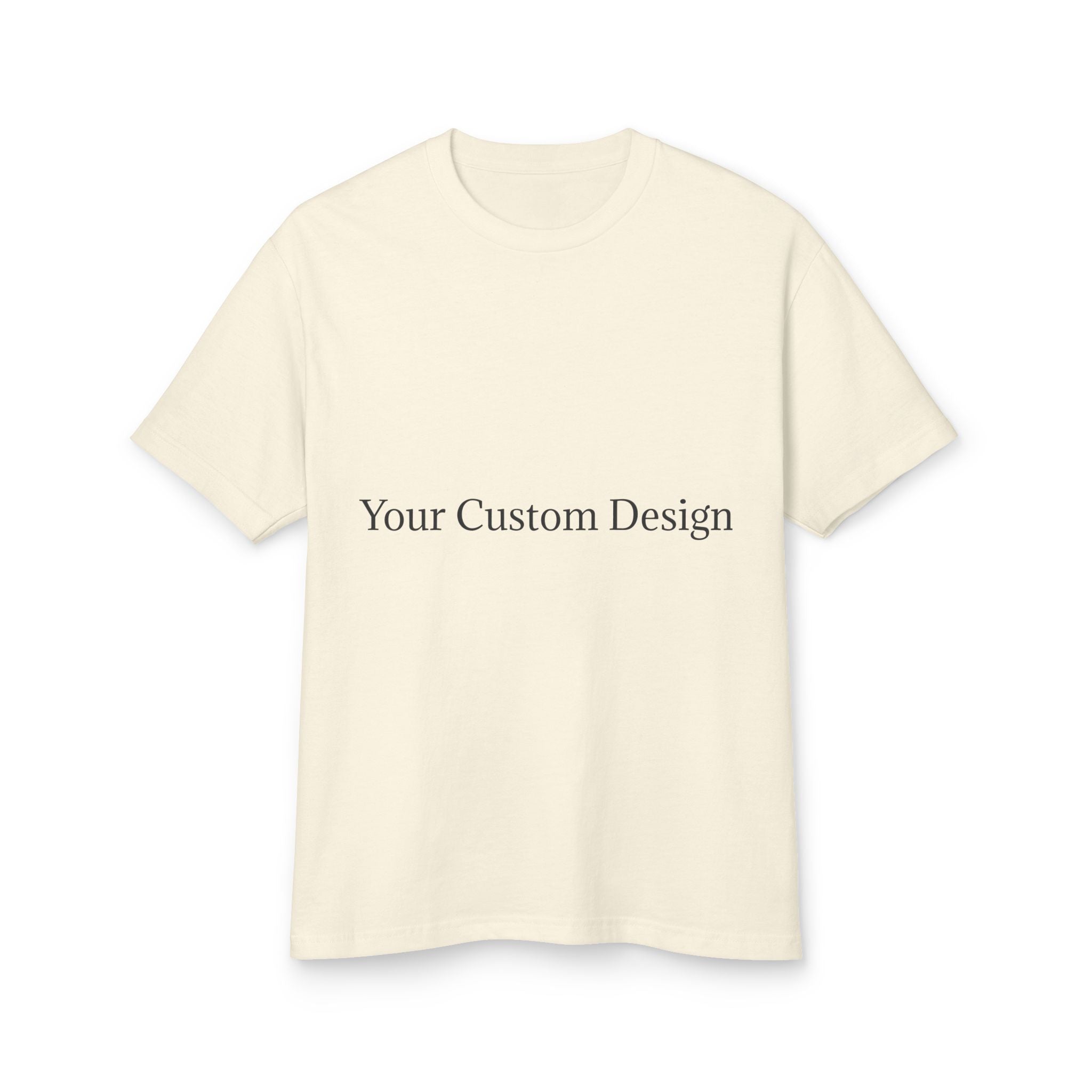 Heavyweight Garment-Dyed Cotton Tee — Custom Design Shirt