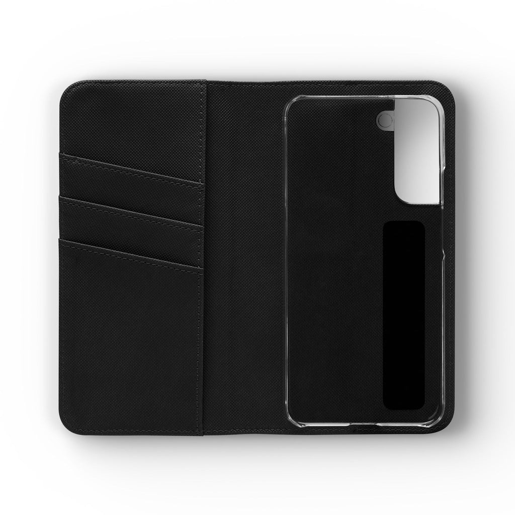 Custom Flip Phone Case — Personalized Wallet Folio with Card Slots