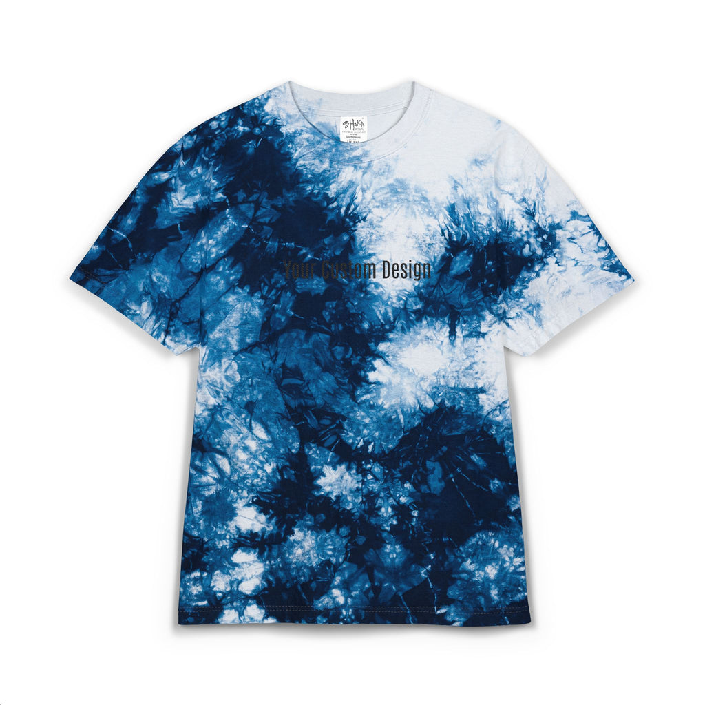 Tie-Dye Spiral Embroidered Oversized T-Shirt – Rainbow Retro Vibe