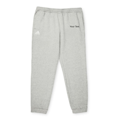 Adidas Fleece Joggers — Customizable Gray Athletic Sweatpants