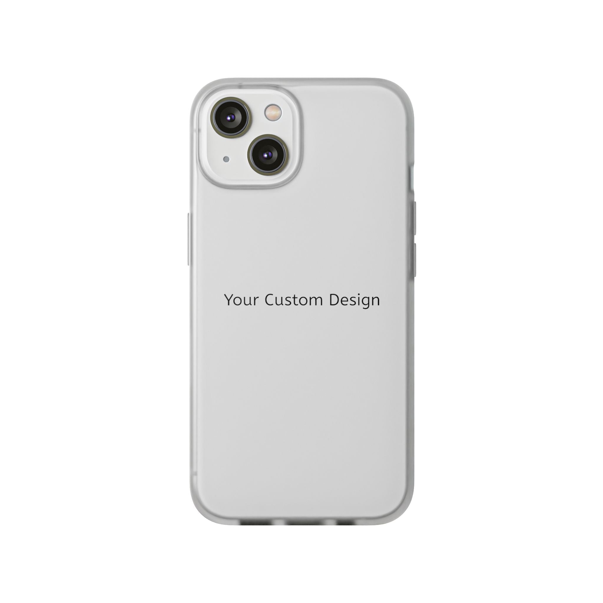 Custom Flexi Phone Case – Slim Clear Protective Phone Cover (Your Custom Design)