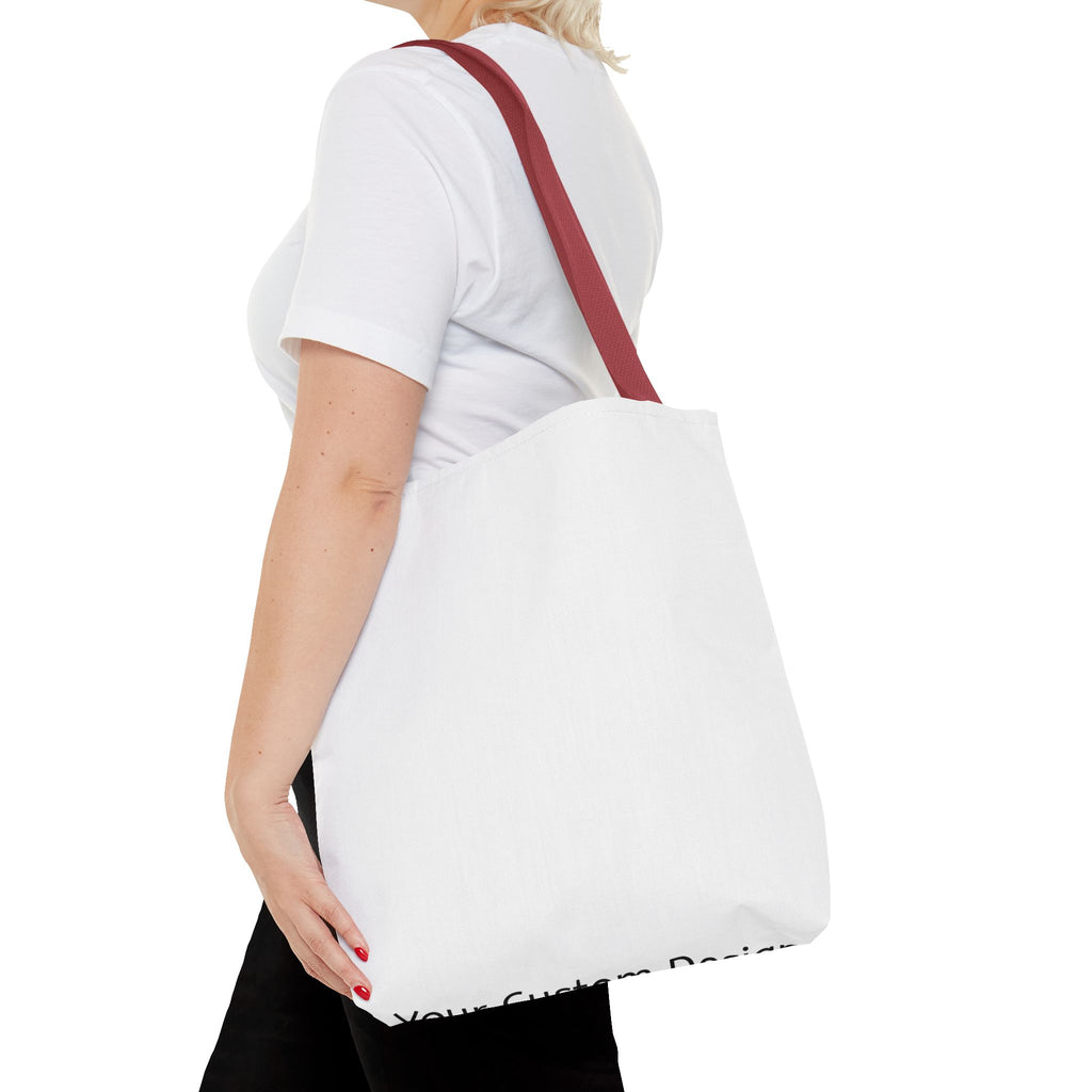 Custom All-Over Print Tote Bag — Blank White Canvas Tote
