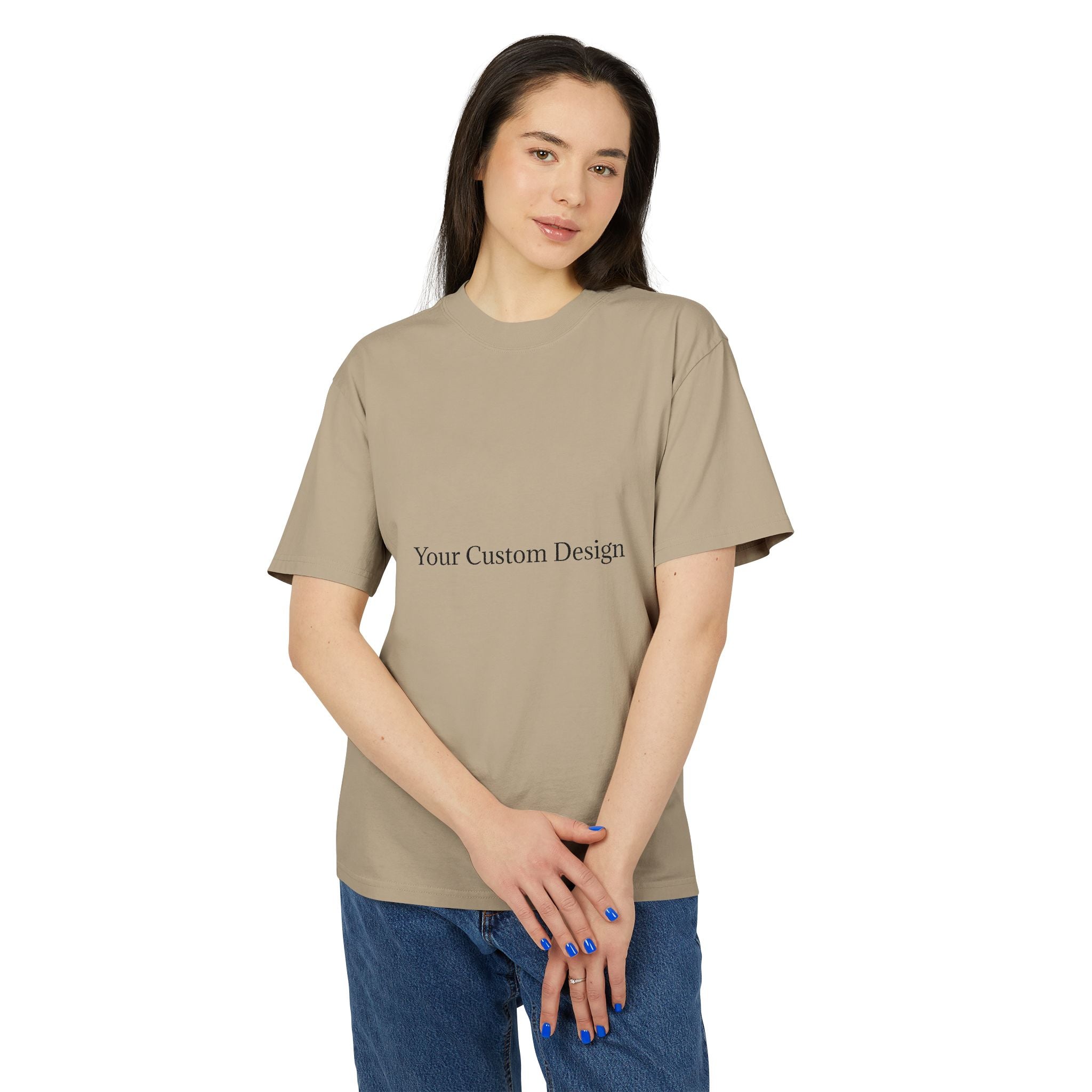 Custom Graphic Tee — Vintage Faded Crewneck Shirt
