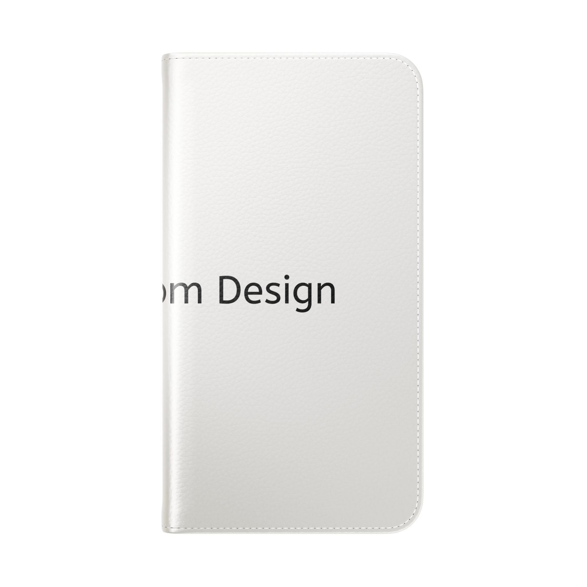Custom Flip Phone Case — Personalized Wallet Folio with Card Slots