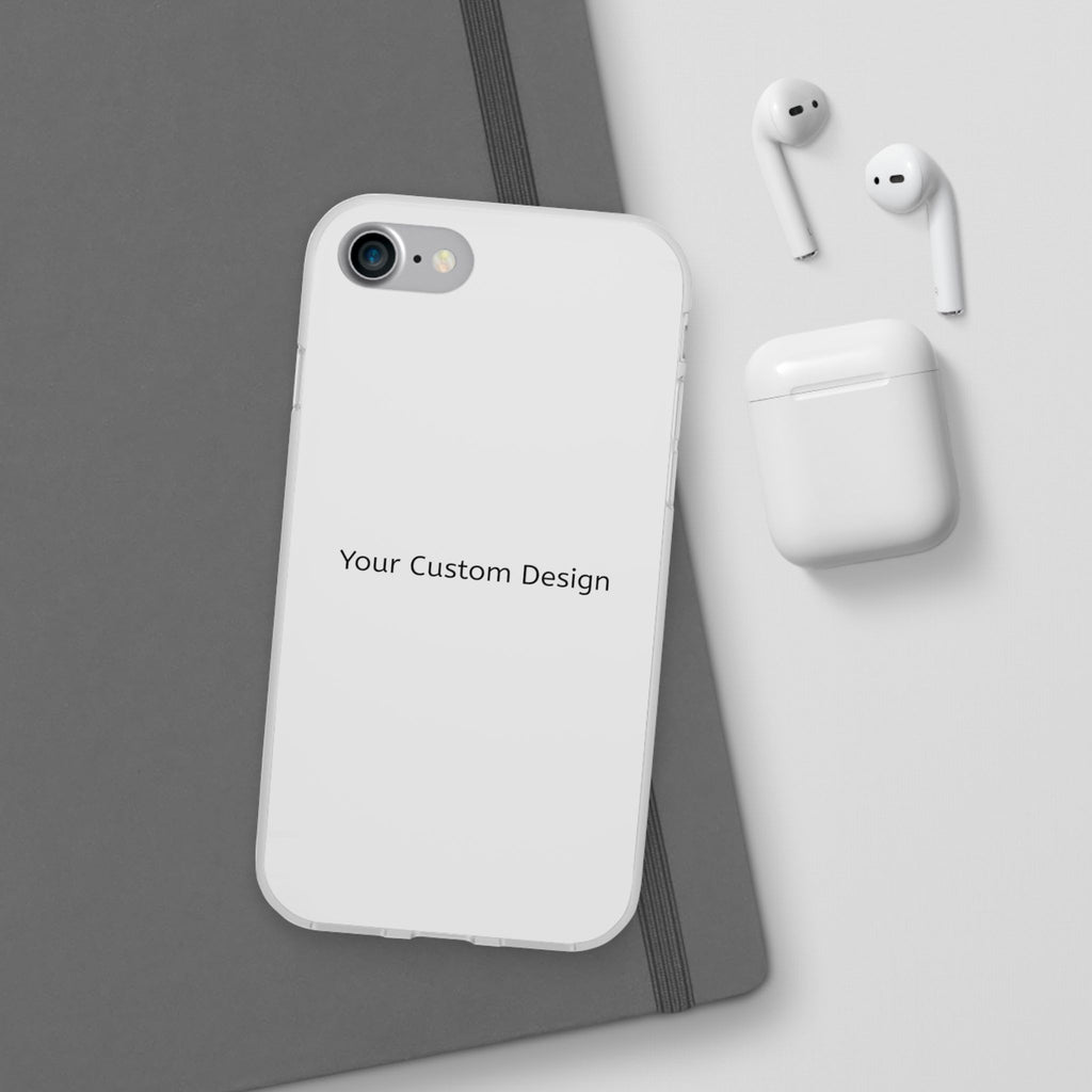 Custom Flexi Phone Case – Slim Clear Protective Phone Cover (Your Custom Design)