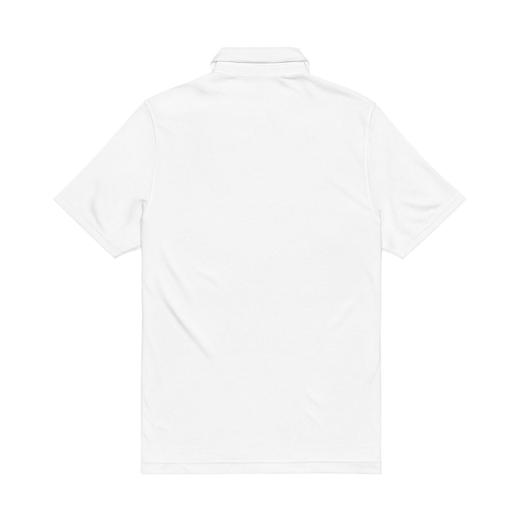 Embroidered White Men's Performance Polo — Under Armour Style