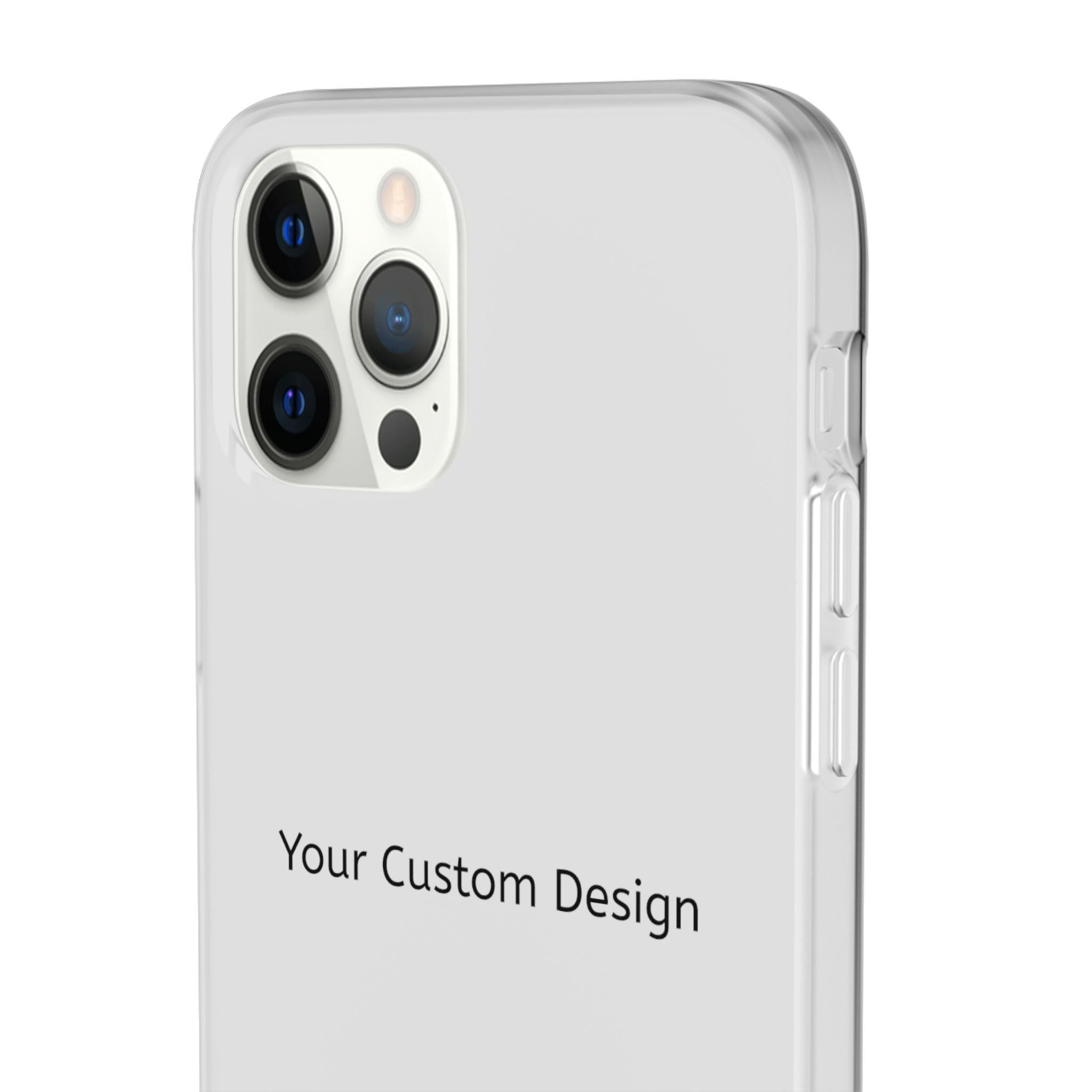 Custom Flexi Phone Case – Slim Clear Protective Phone Cover (Your Custom Design)