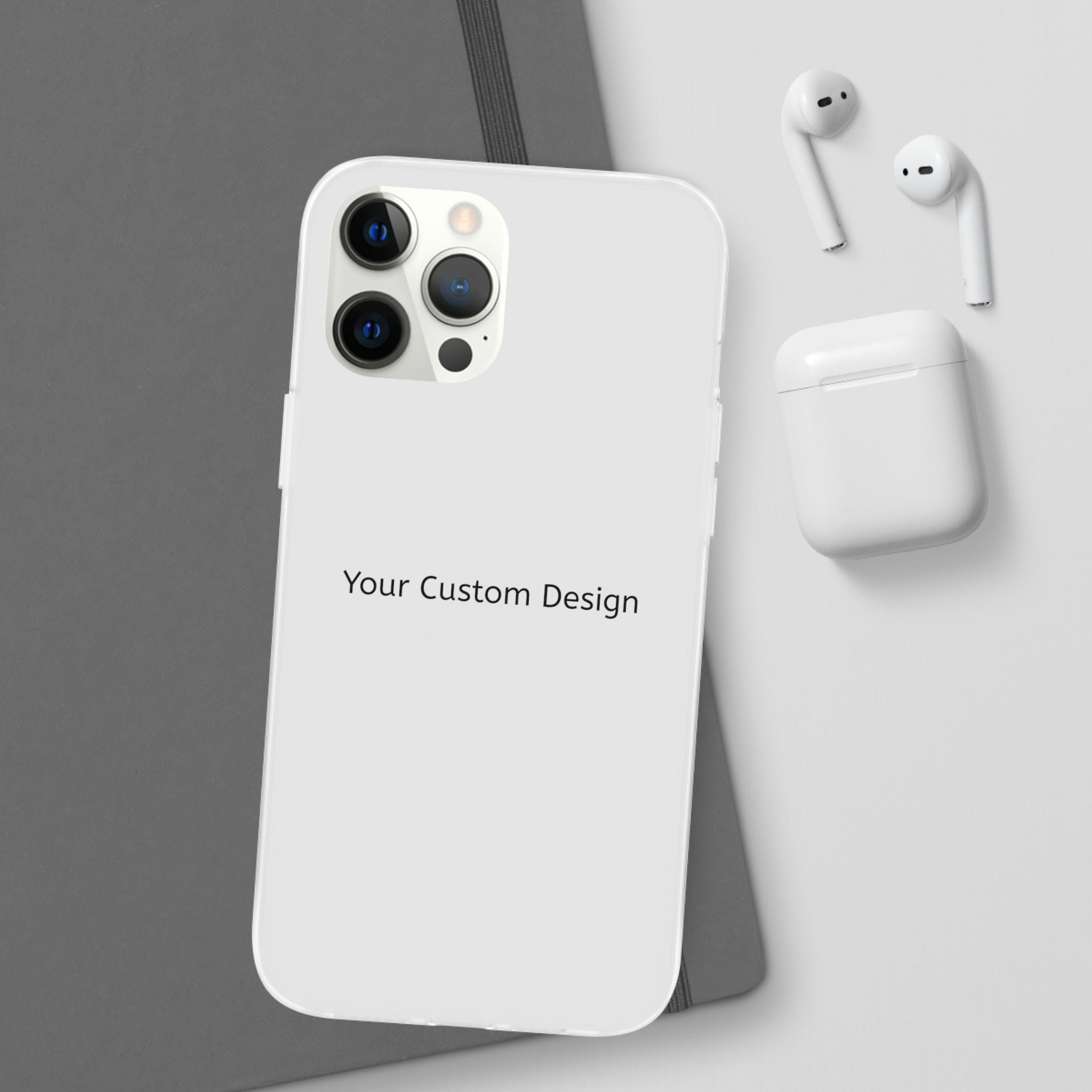 Custom Flexi Phone Case – Slim Clear Protective Phone Cover (Your Custom Design)