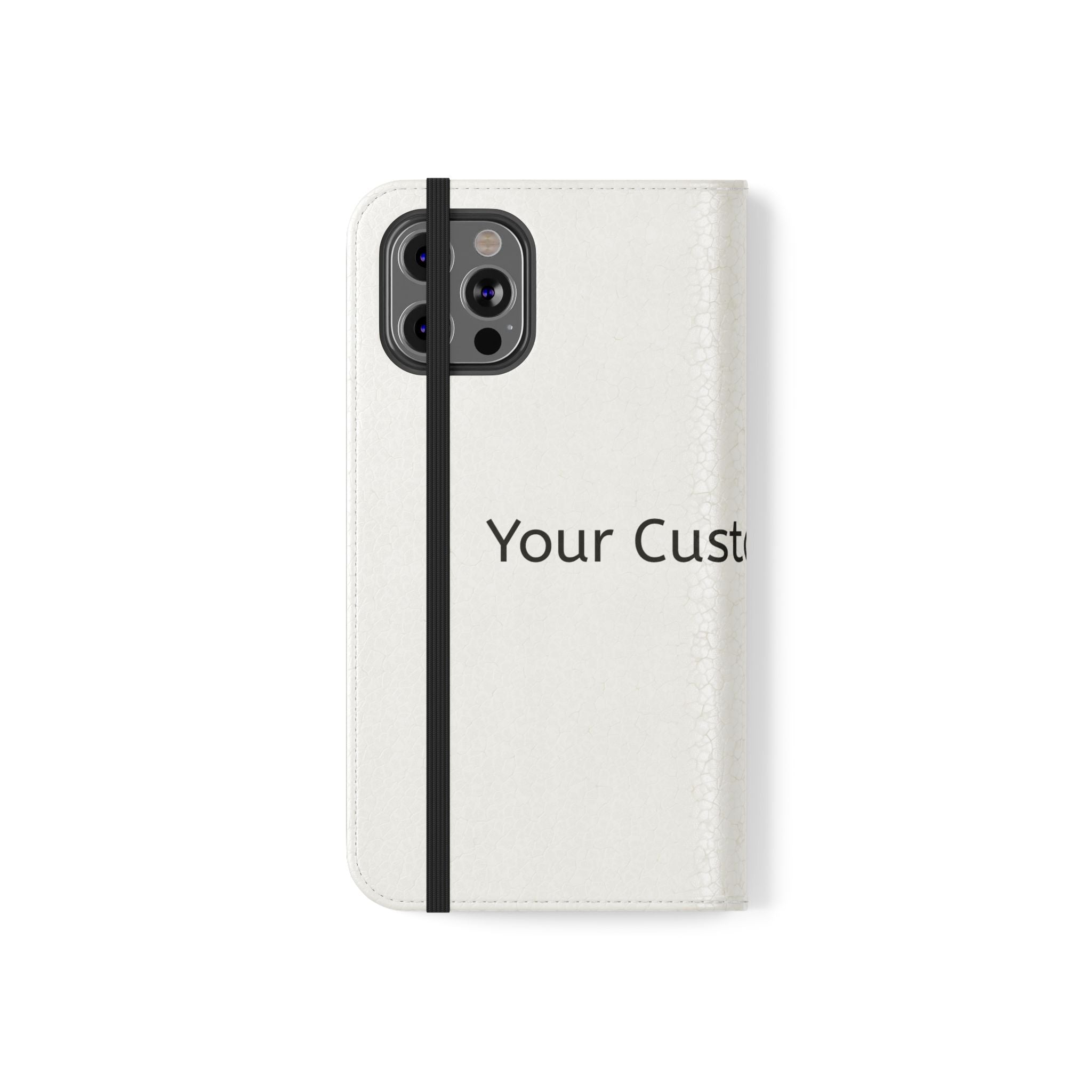 Custom Flip Phone Case — Personalized Wallet Folio with Card Slots