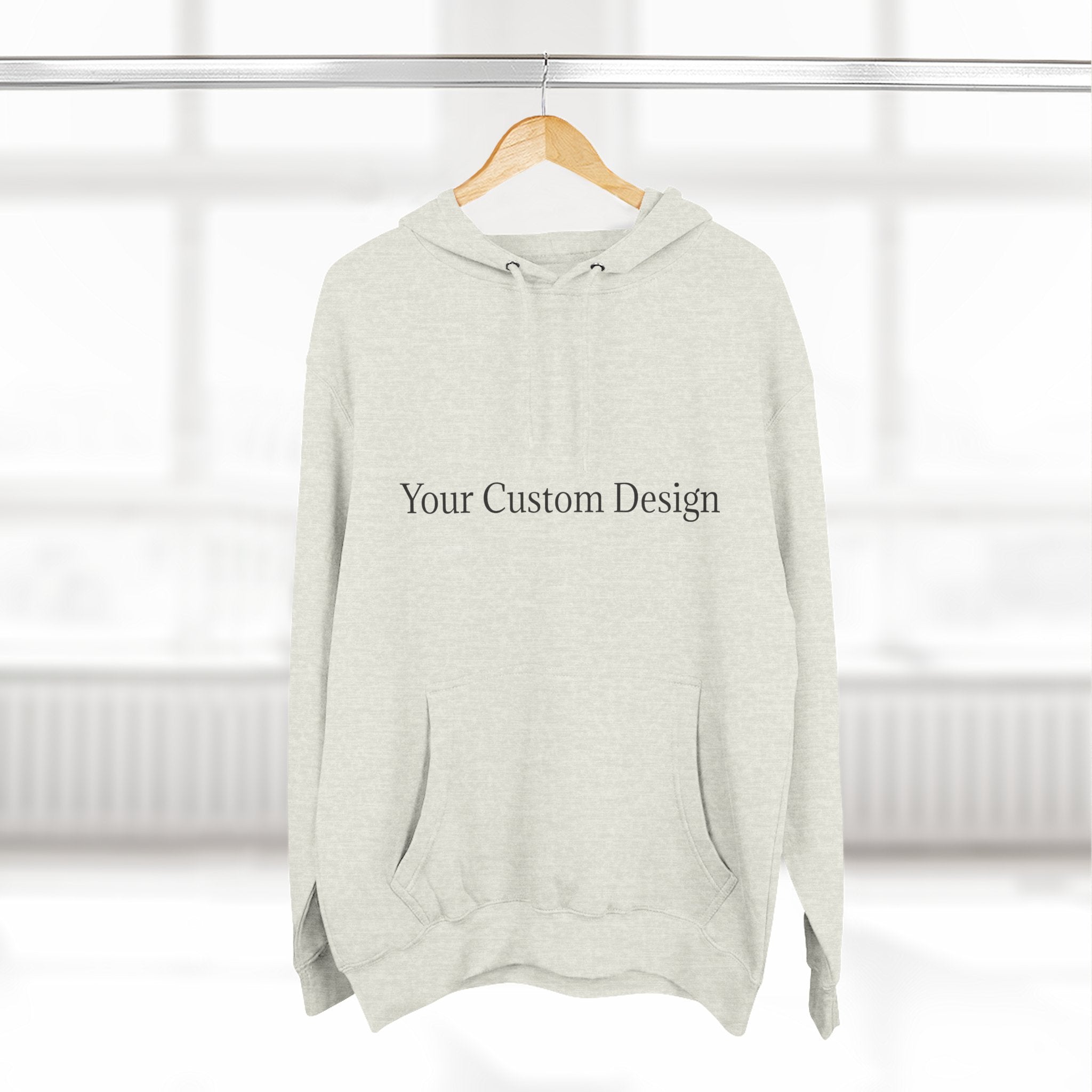 Classic Fleece Hoodie - Custom Design Ready