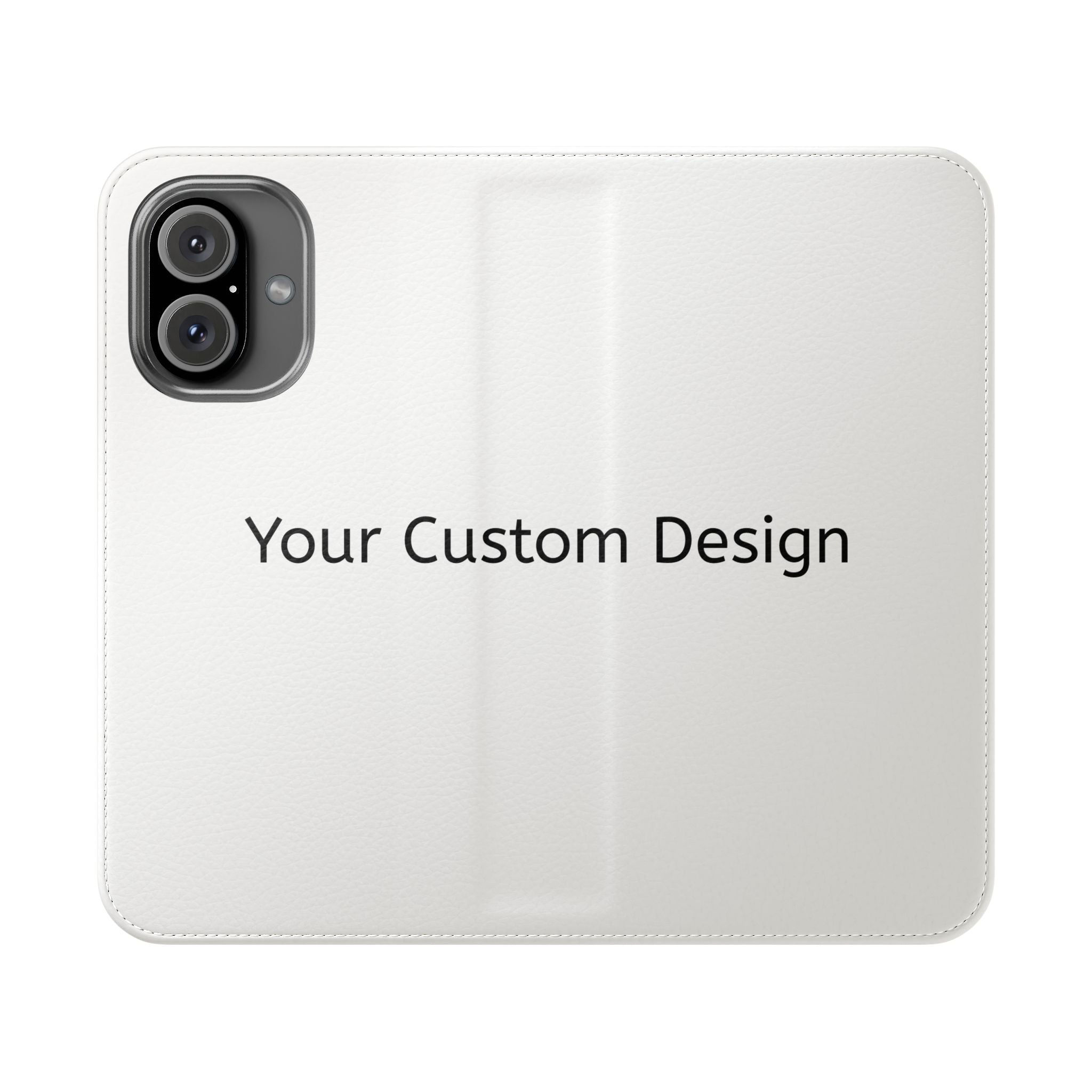 Custom Flip Phone Case — Personalized Wallet Folio with Card Slots